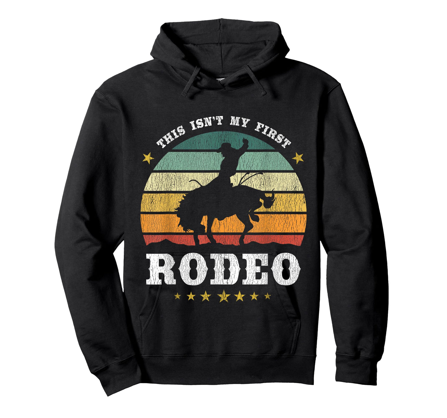 Americana This Isn't My First Rodeo Western Texan Retro Design T-Shirt