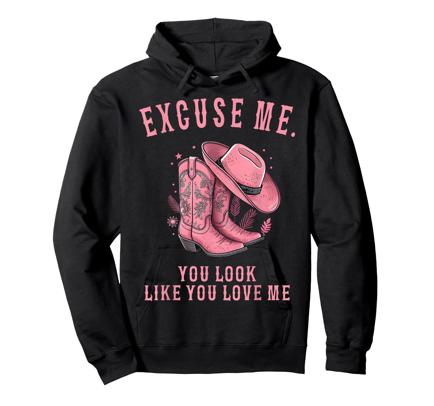 Excuse Me You Look Like You Love Me Pink Boots Memes T-Shirt