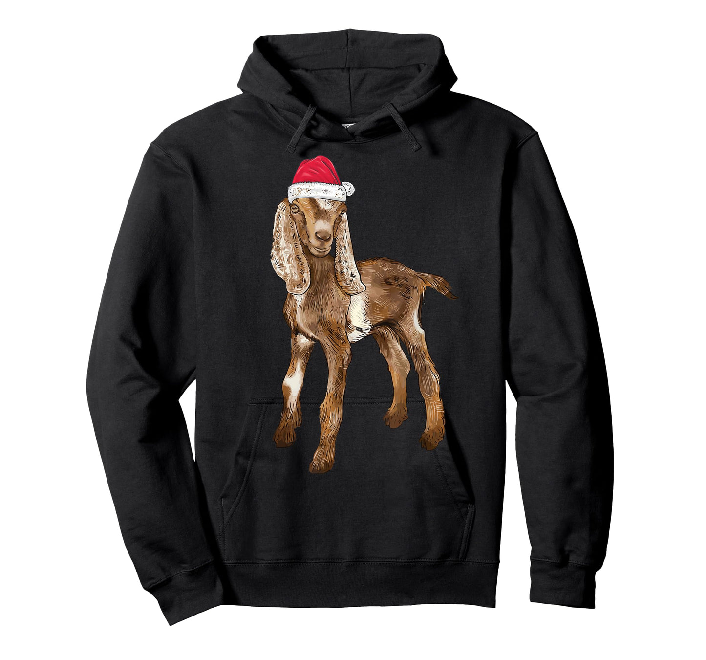 Goat mom tee for men women girls boys Nubian Goat Christmas T-Shirt Black Small Classic Fit Short Sleeve Crew Neck Unisex-Adults Cotton 65% Polyester 35% Winter Casual Christmas Women