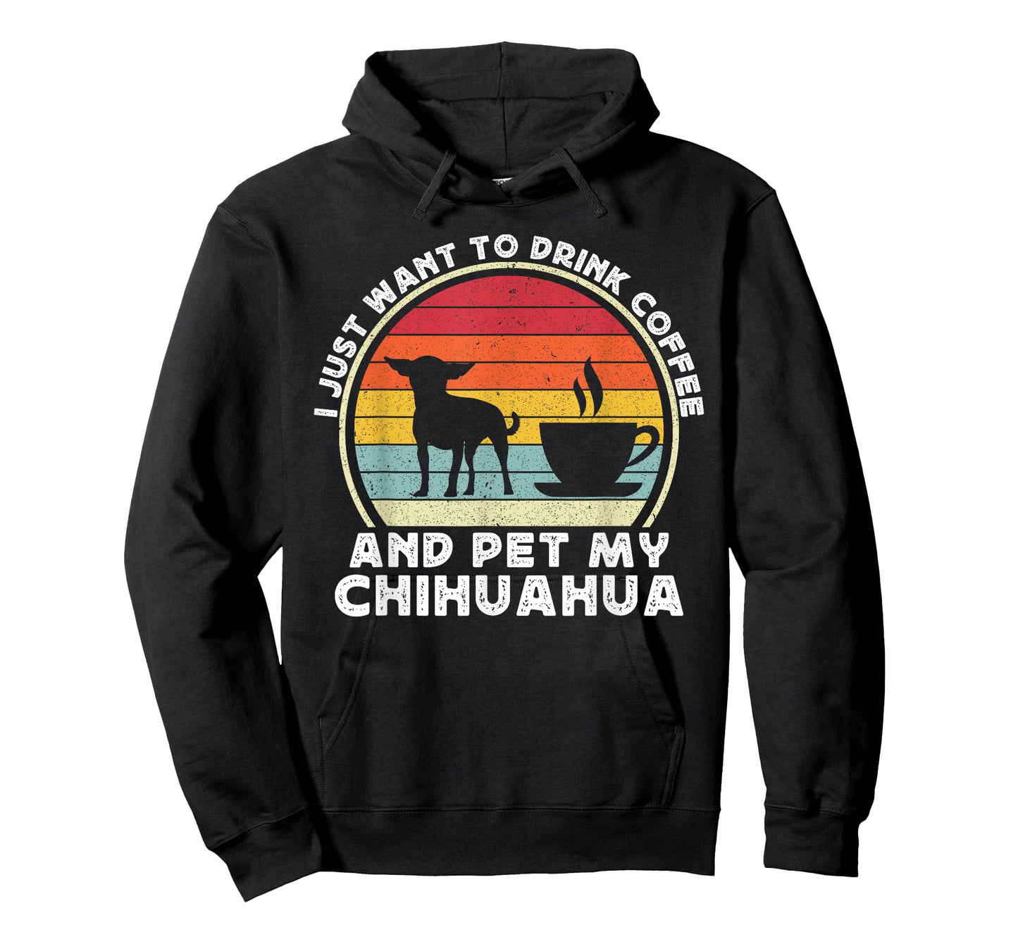 Coffee And Chihuahua Dog Lover Funny Chiwawa For Women Men T-Shirt