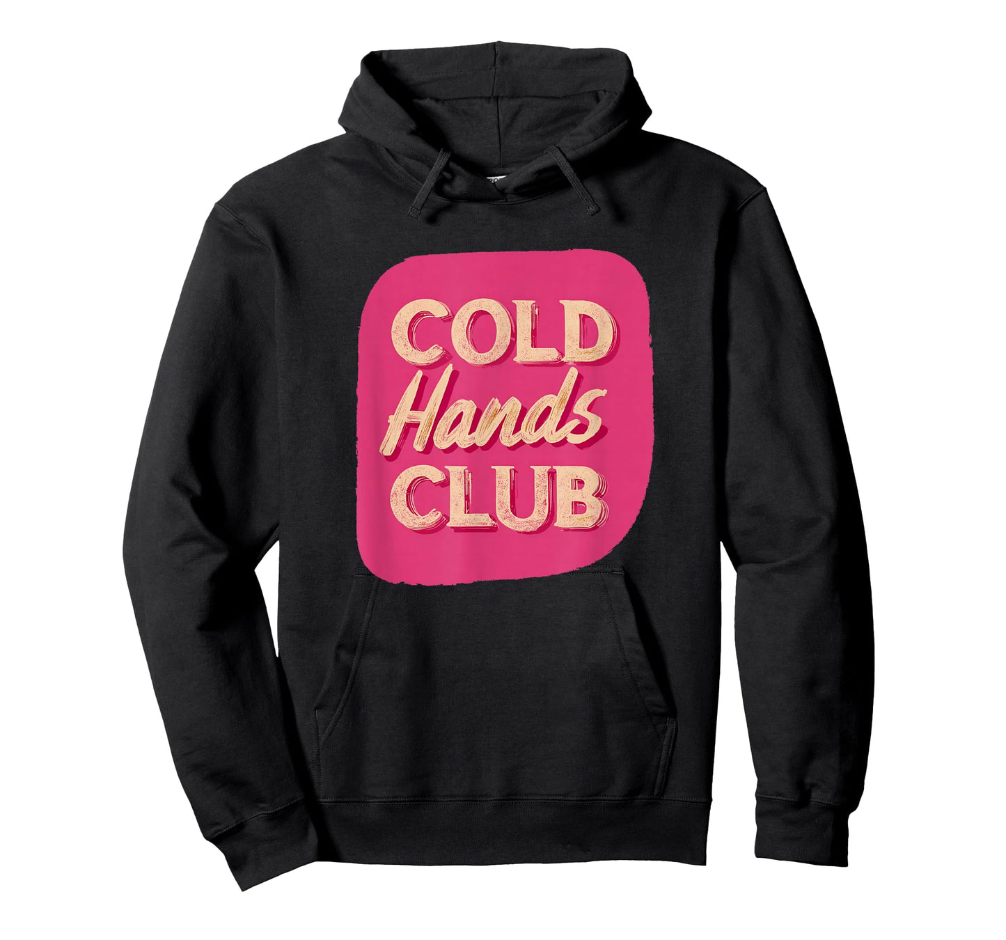 Cute Pink Cold Hands Club Statement T-Shirt