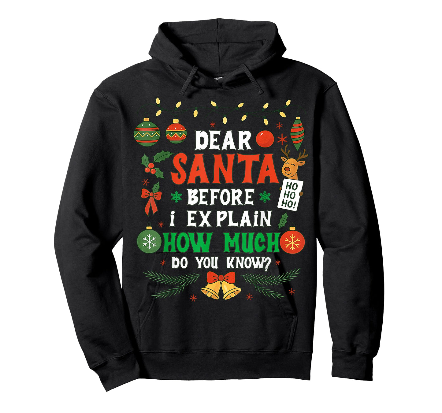 Dear Santa I Can Explain Funny Christmas Men Women Kids T-Shirt