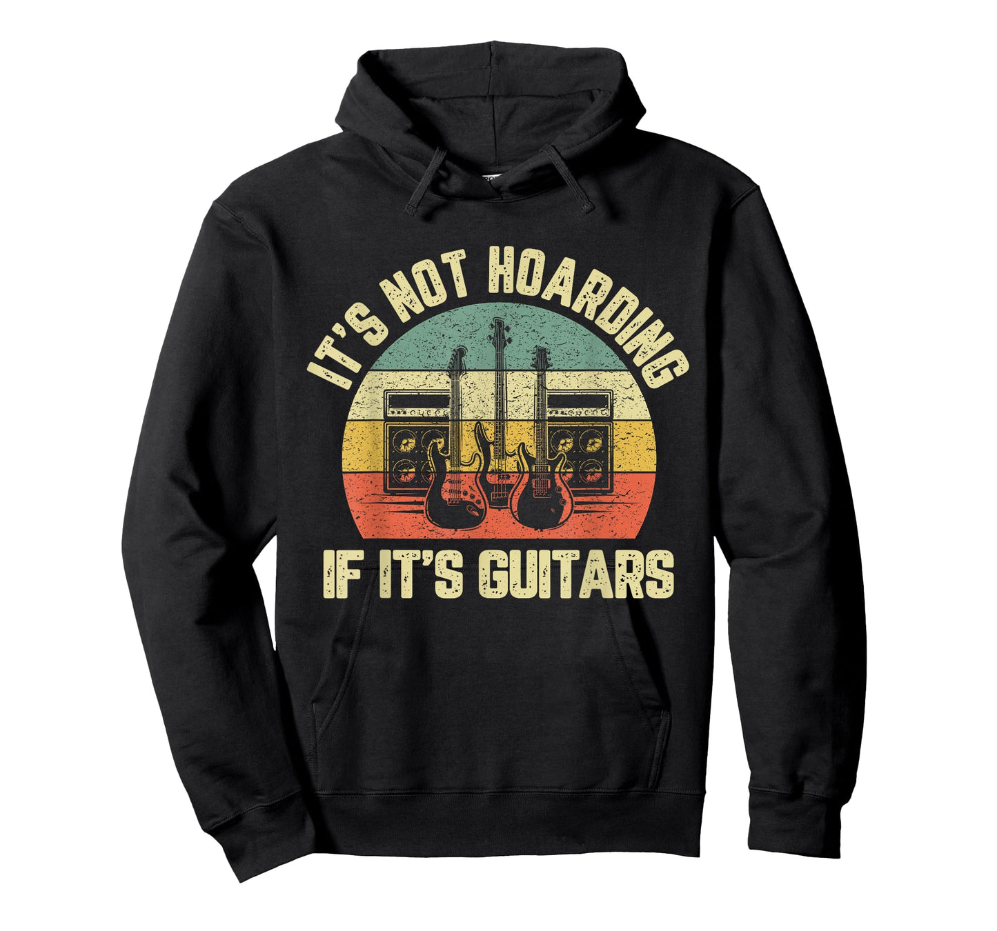 Mens It's Not Hoarding If Its Guitars Rock Music Bass Player T-Shirt