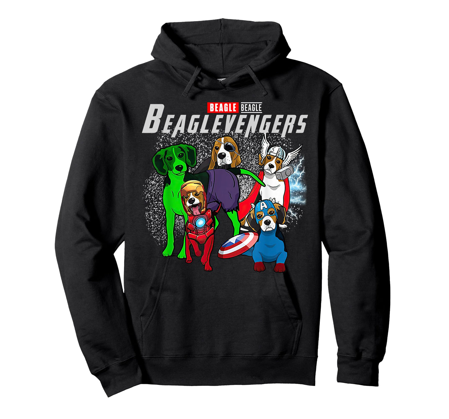 Super Dogs Beagle Assemble Beaglevengers - Dogs Lover T-Shirt