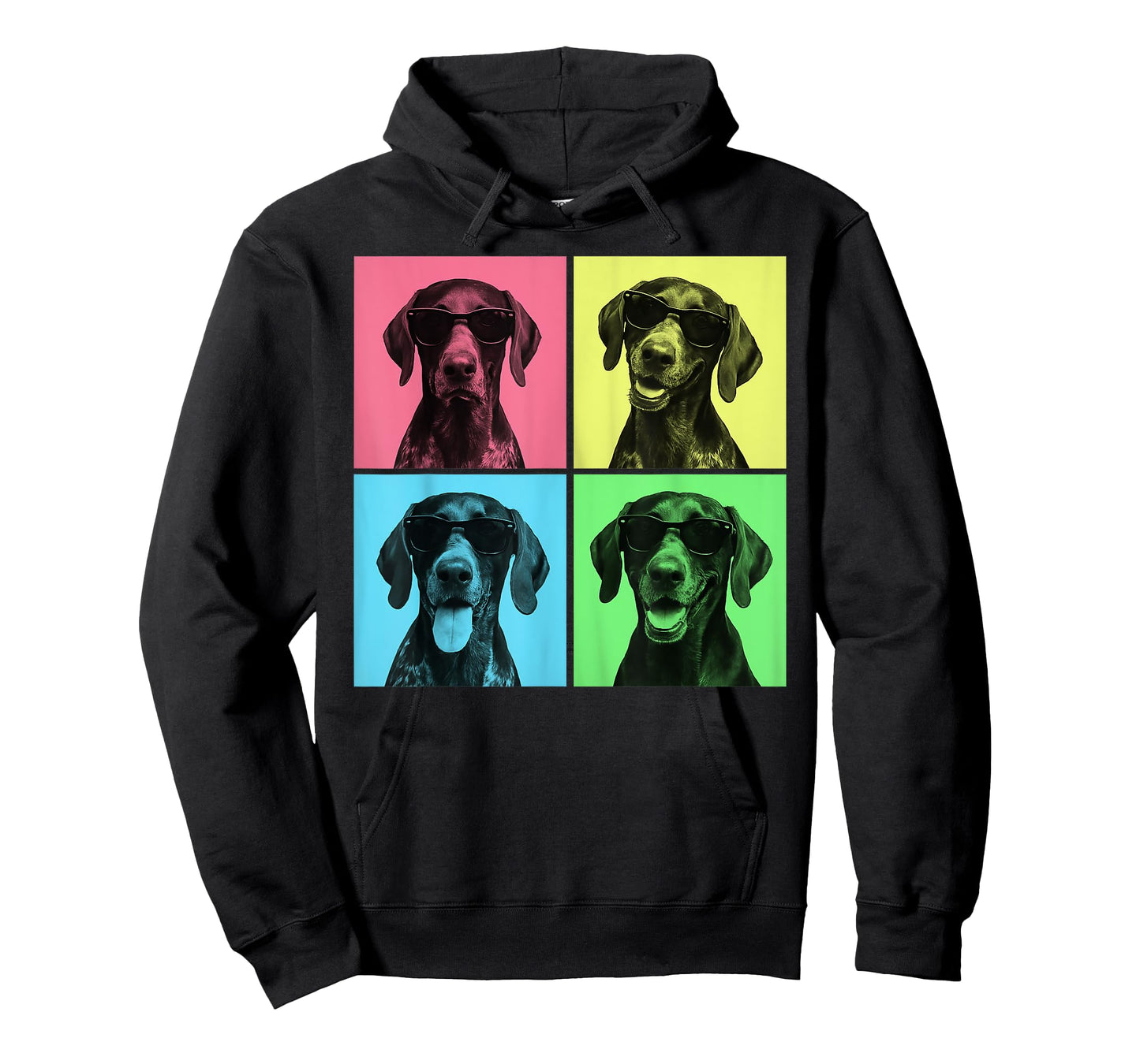 German Shorthaired Pointer Pop Art Funny Dog Photo Booth T-Shirt