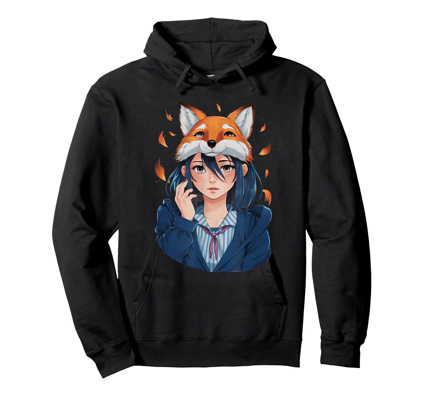 Anime Girl Therian Fox Mask T-Shirt