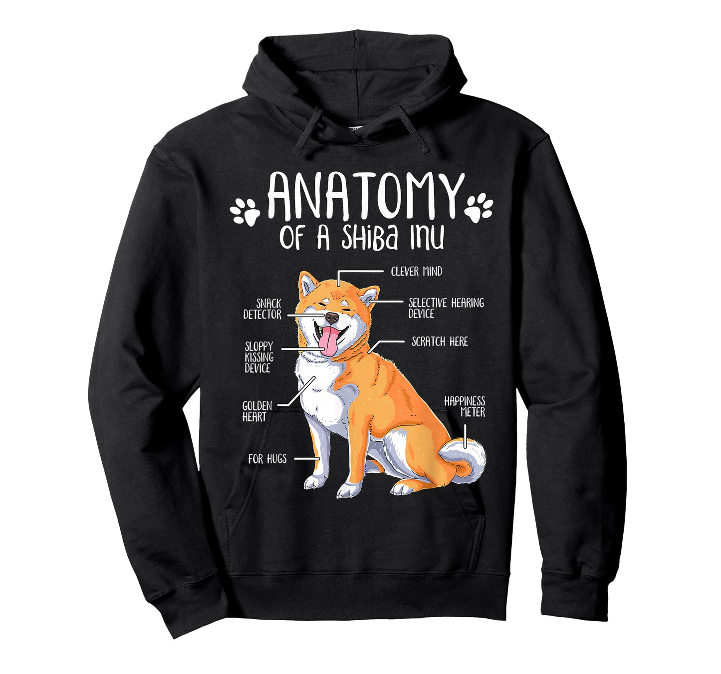 Funny Anatomy of a Shiba Inu Dog Lover Cute Shiba Inu T-Shirt