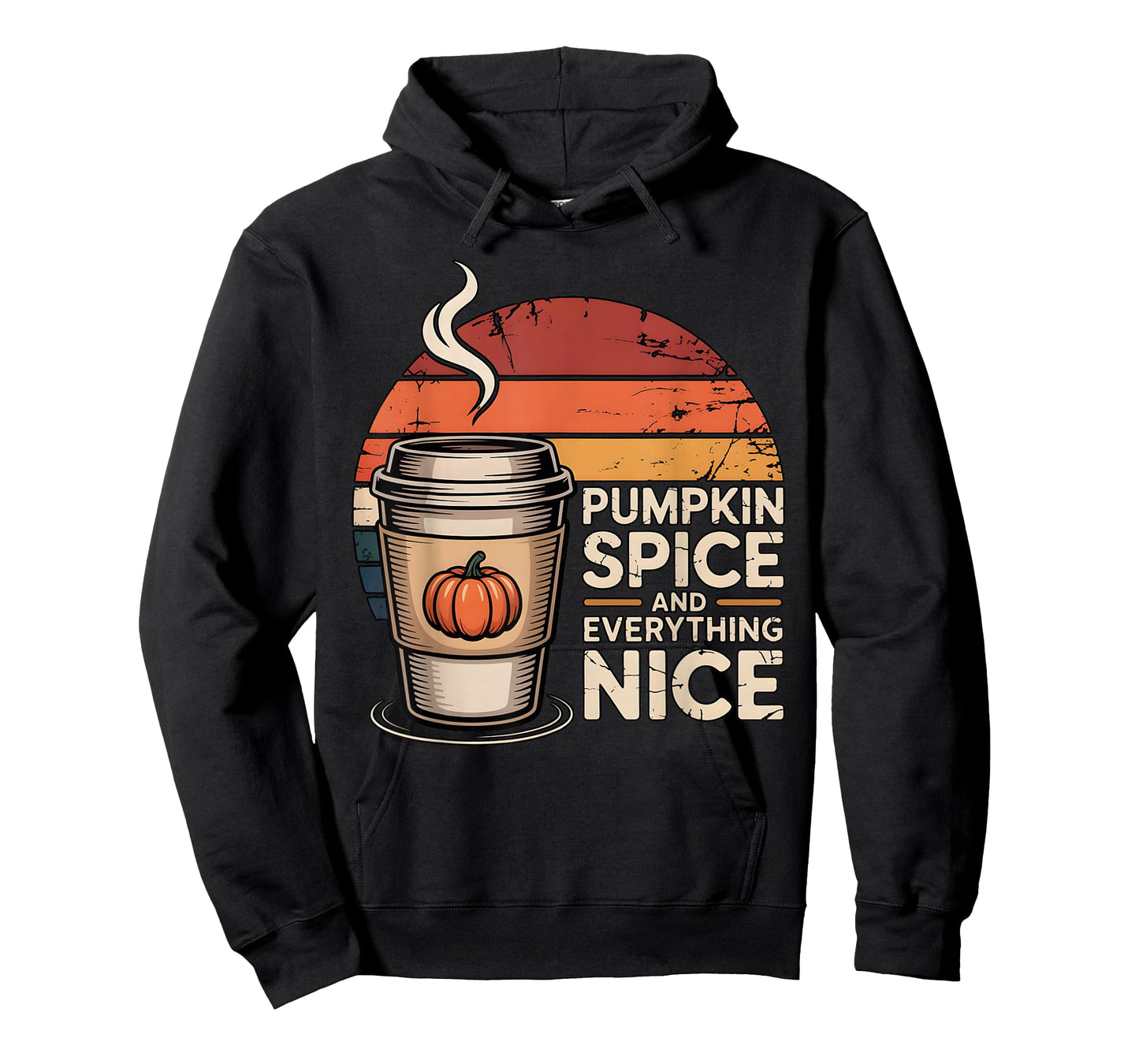 Pumpkin Spice and Everything Nice Autumn Coffee Vibe T-Shirt