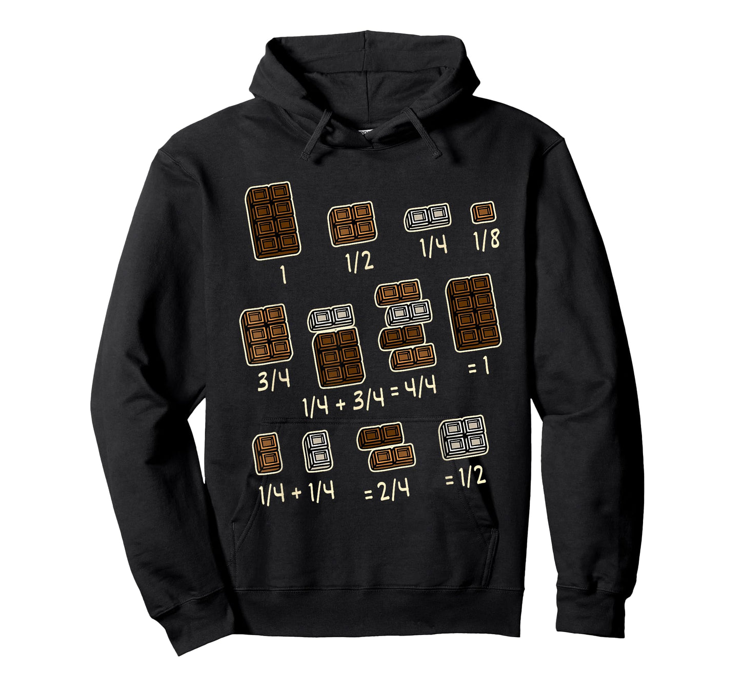 Gifts for Teachers and Students Funny Math Apparel Chocolate Quick Maths Fraction Fractions Dear Math Teachers Unisex-Kids T-Shirt