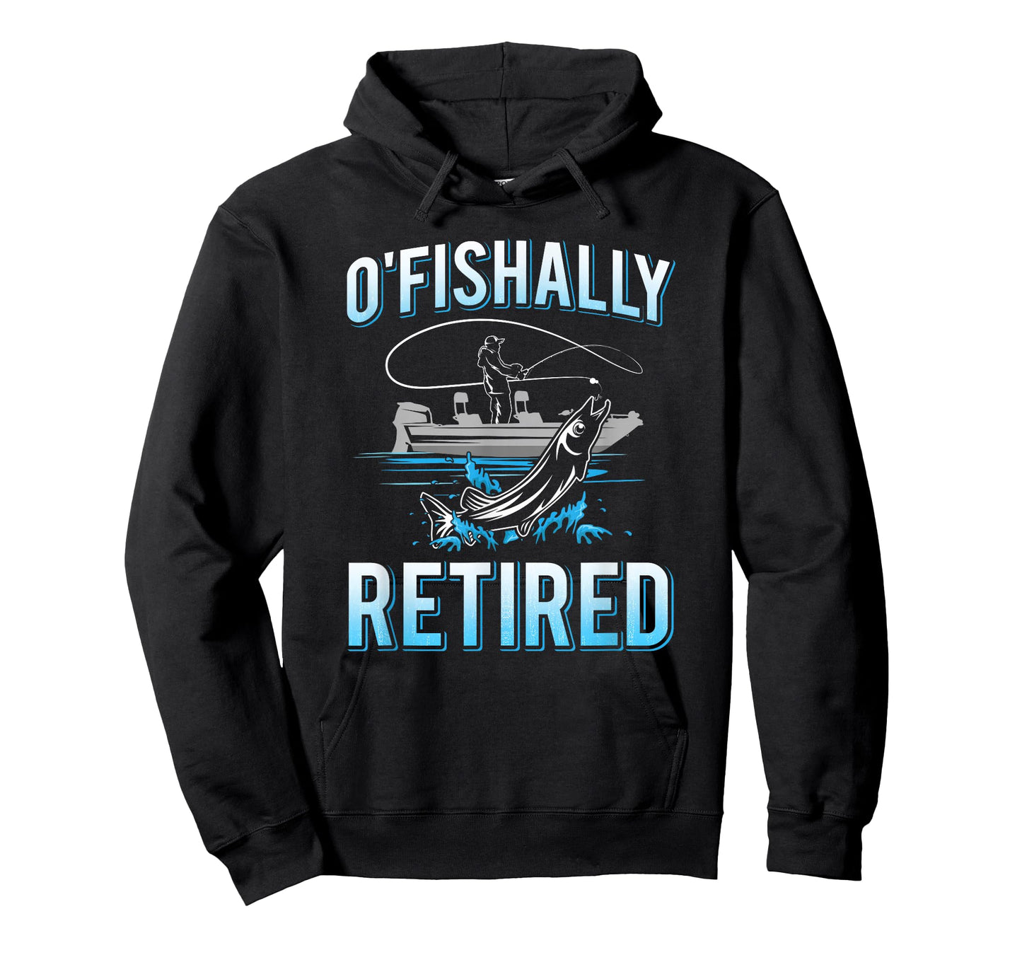 Funny O'fishally Retired Tee for Retired Fishing Men T-Shirt