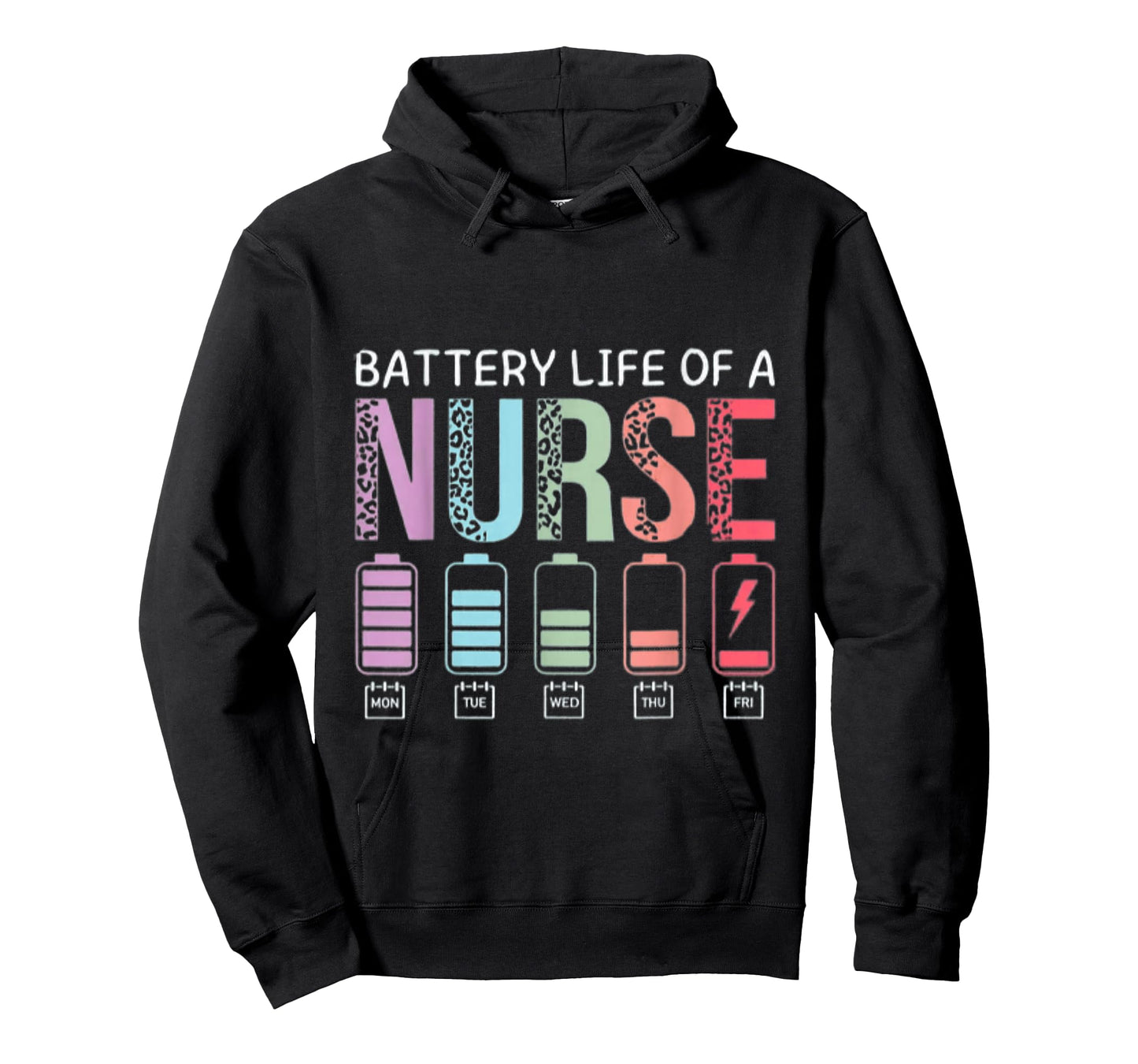 Battery Life Of A Nurse Funny School Teacher Appreciation T-Shirt