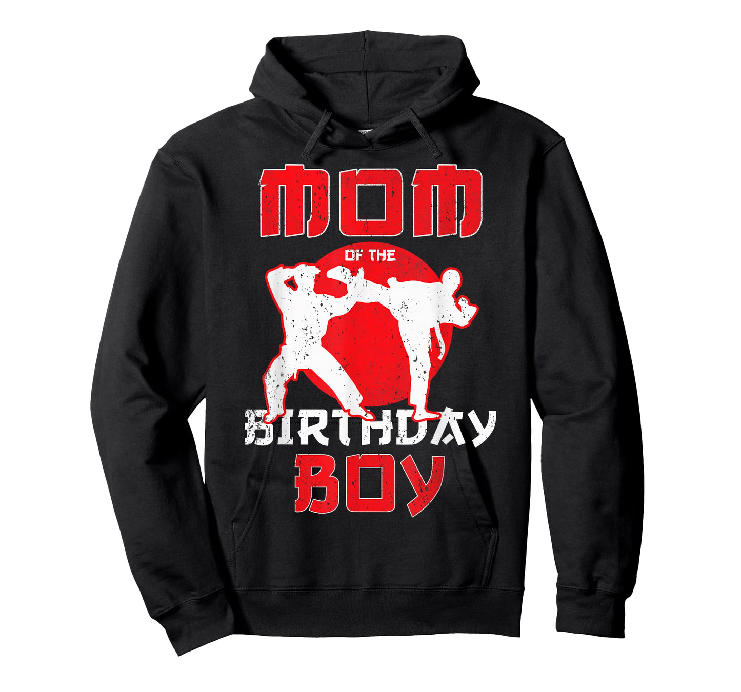 Mom Of The Birthday Karate Taekwondo Boy Martial Arts T-Shirt