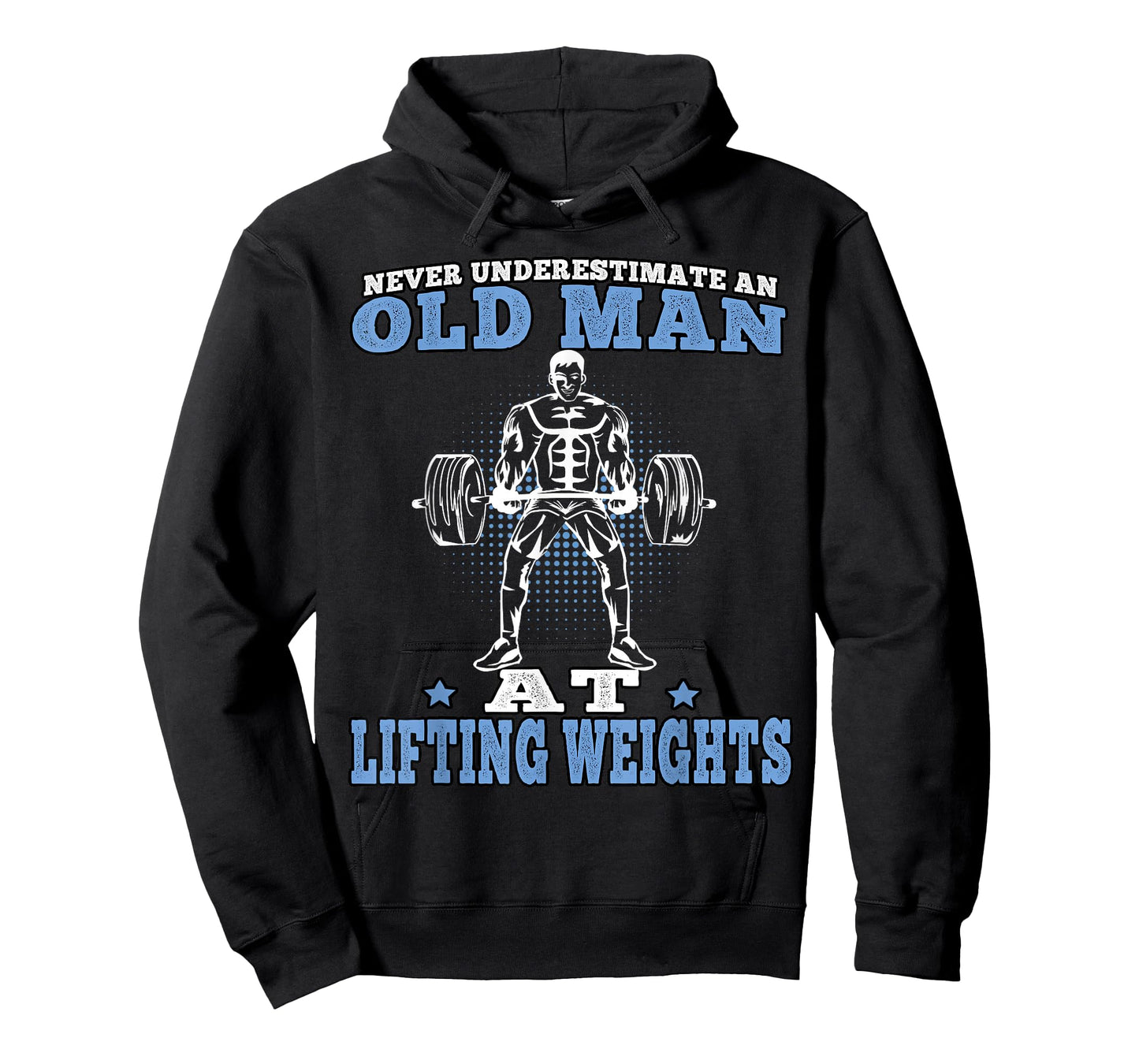 Fitness Old Man Pumping Gym Workout Gym T-Shirt