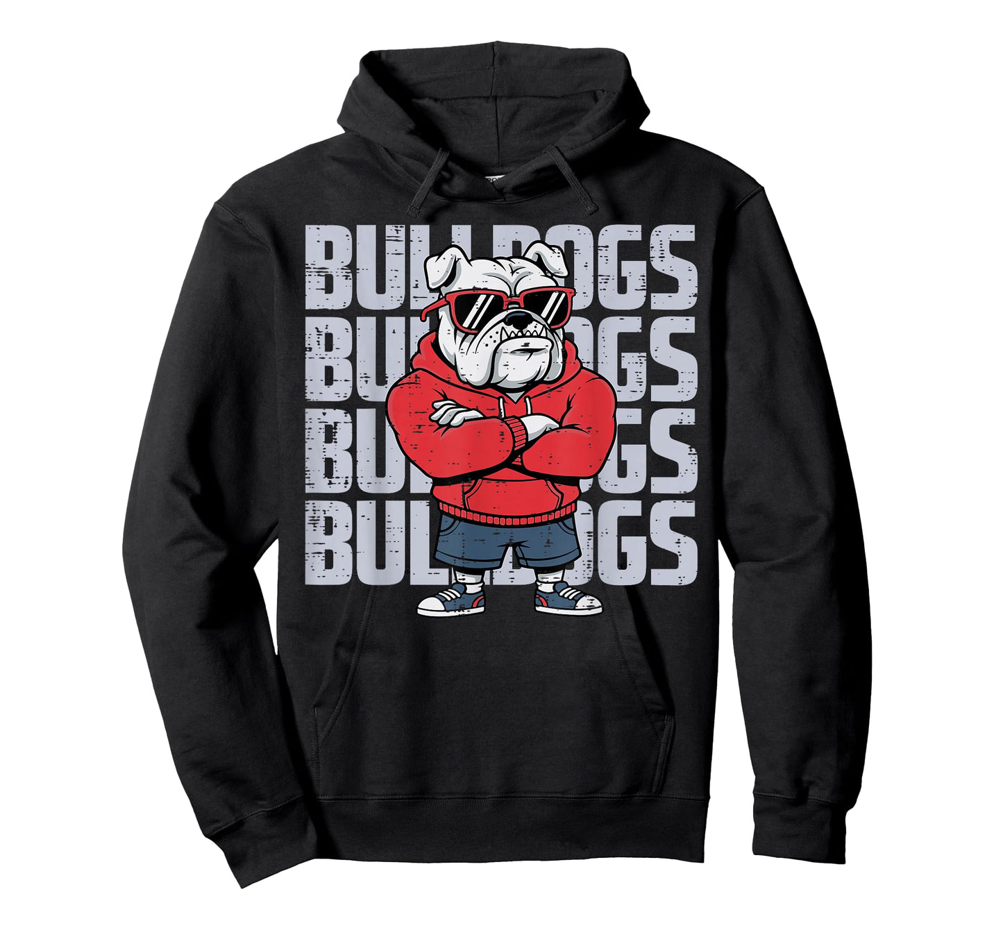 Bulldog Sunglasses Women Men Kids Boys Girls Youth Teen T-Shirt