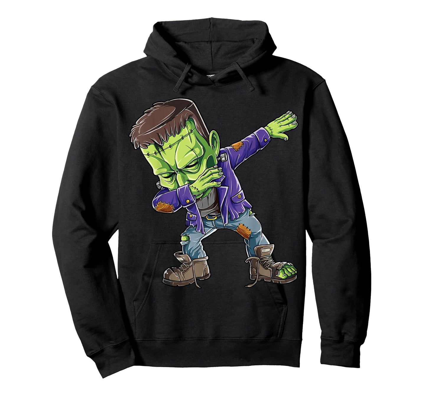 Halloween Boys Men Dabbing Frankenstein Monster Zombie Dab T-Shirt