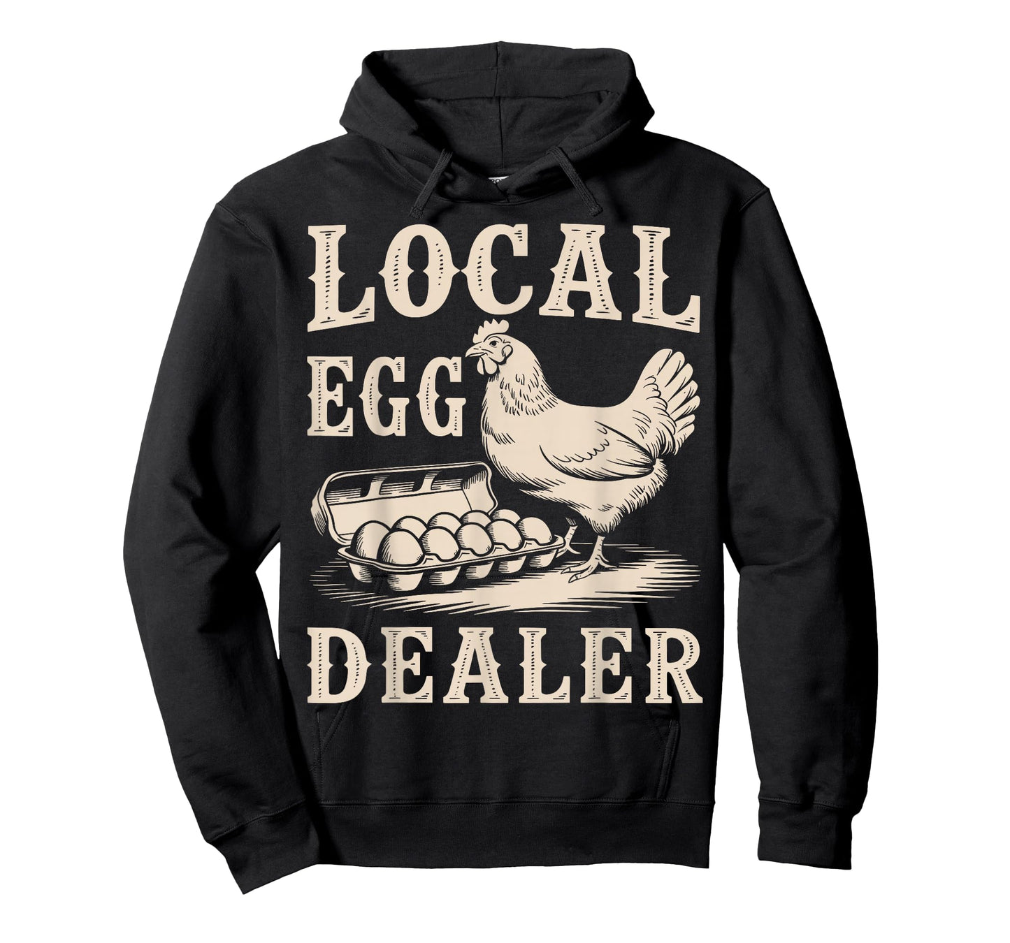 Local Egg Dealer Retro Chicken Funny Farmer Easter T-Shirt
