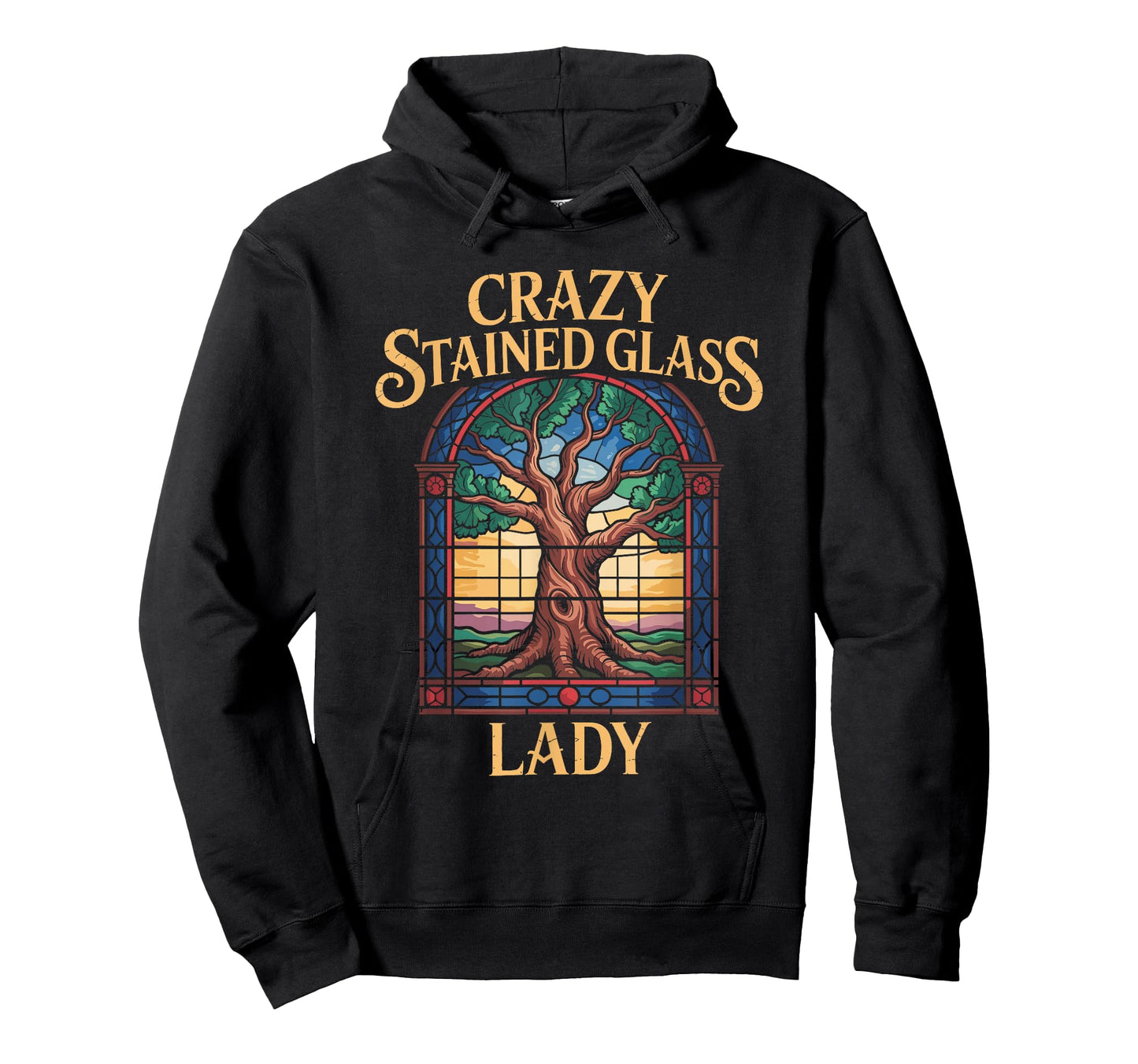 Crazy Stained Glass Art, Mosaic Art and Window Magic Hanging T-Shirt