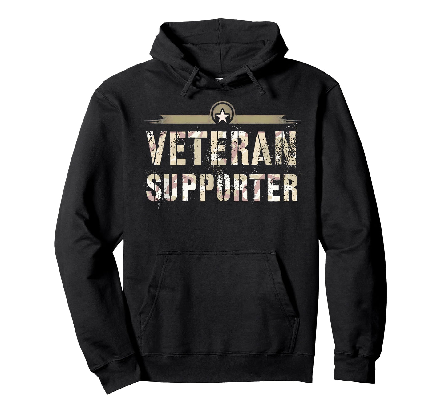 Heroes VETERAN SUPPORTER Proud Soldier Military Officer T-Shirt