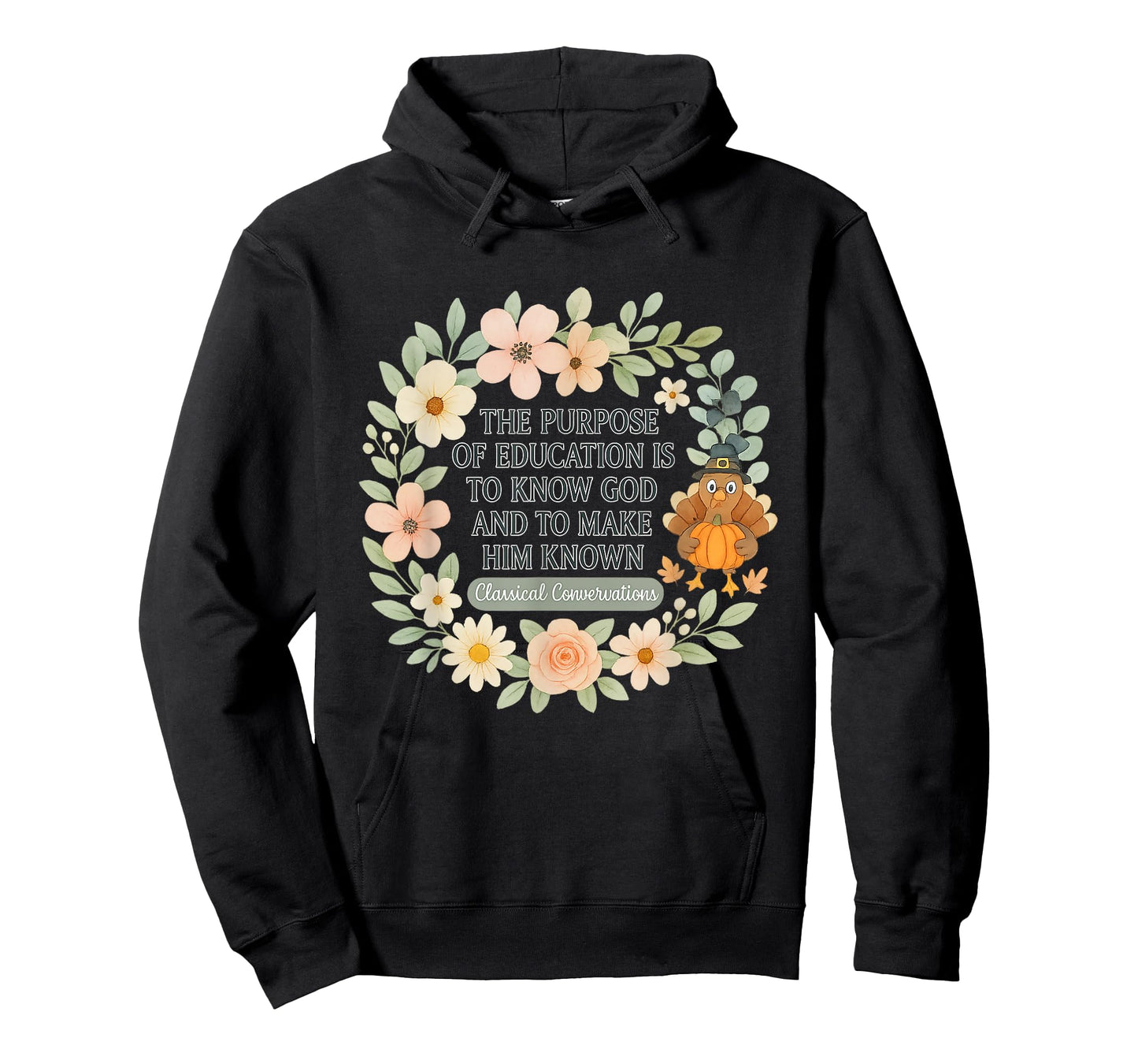 Classical Conversation Homeschool Mom Christian Flowers T-Shirt