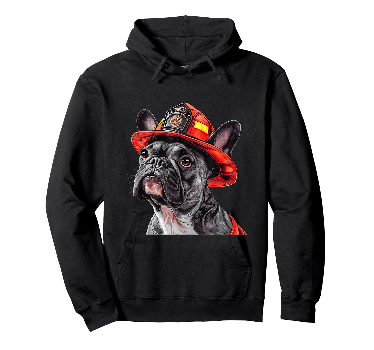 French Bulldog Firefighter Hat Fireman Dog T-Shirt
