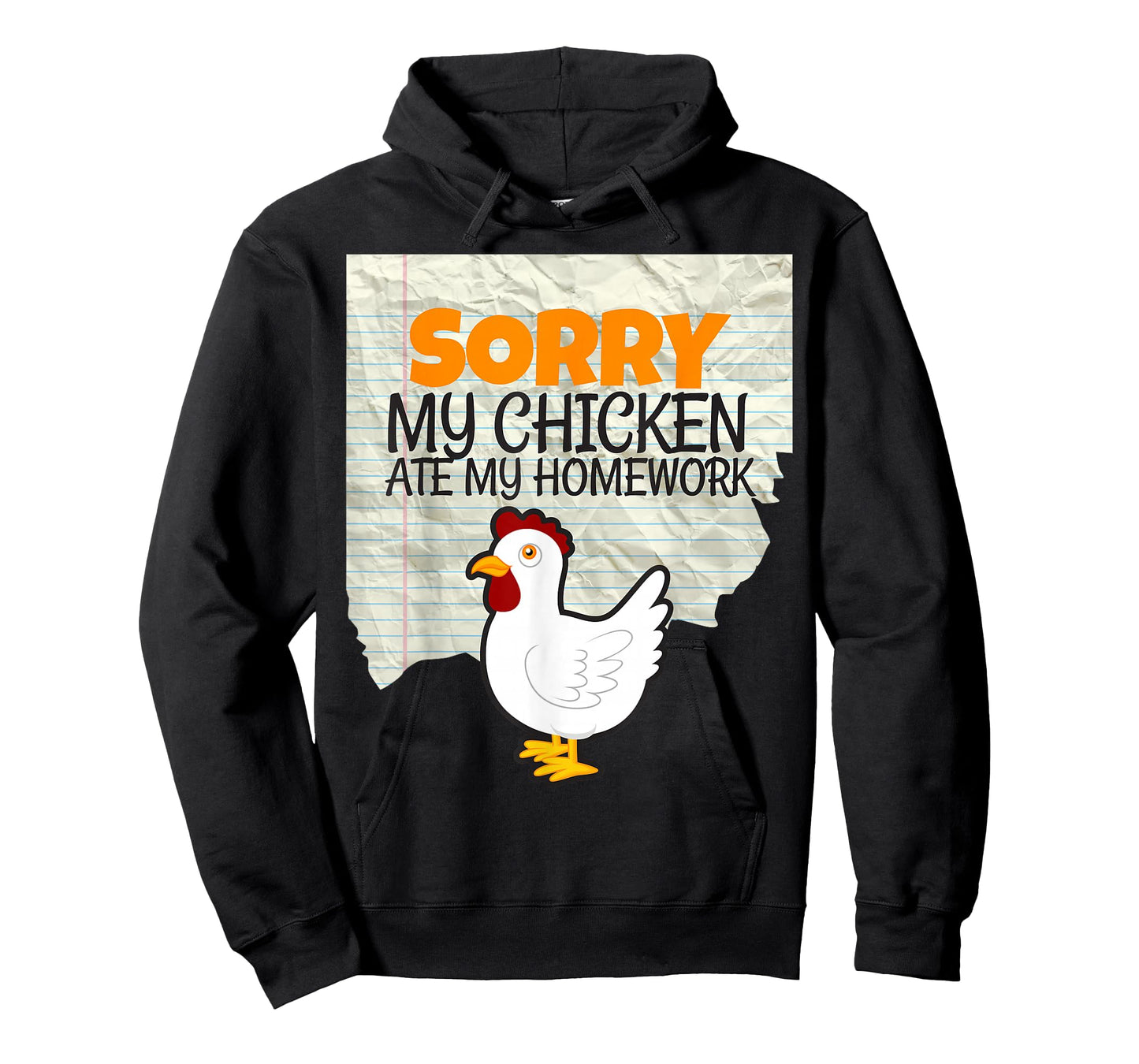 Funny My Chicken Ate My Homework Kids Teacher School T-shirt T-Shirt