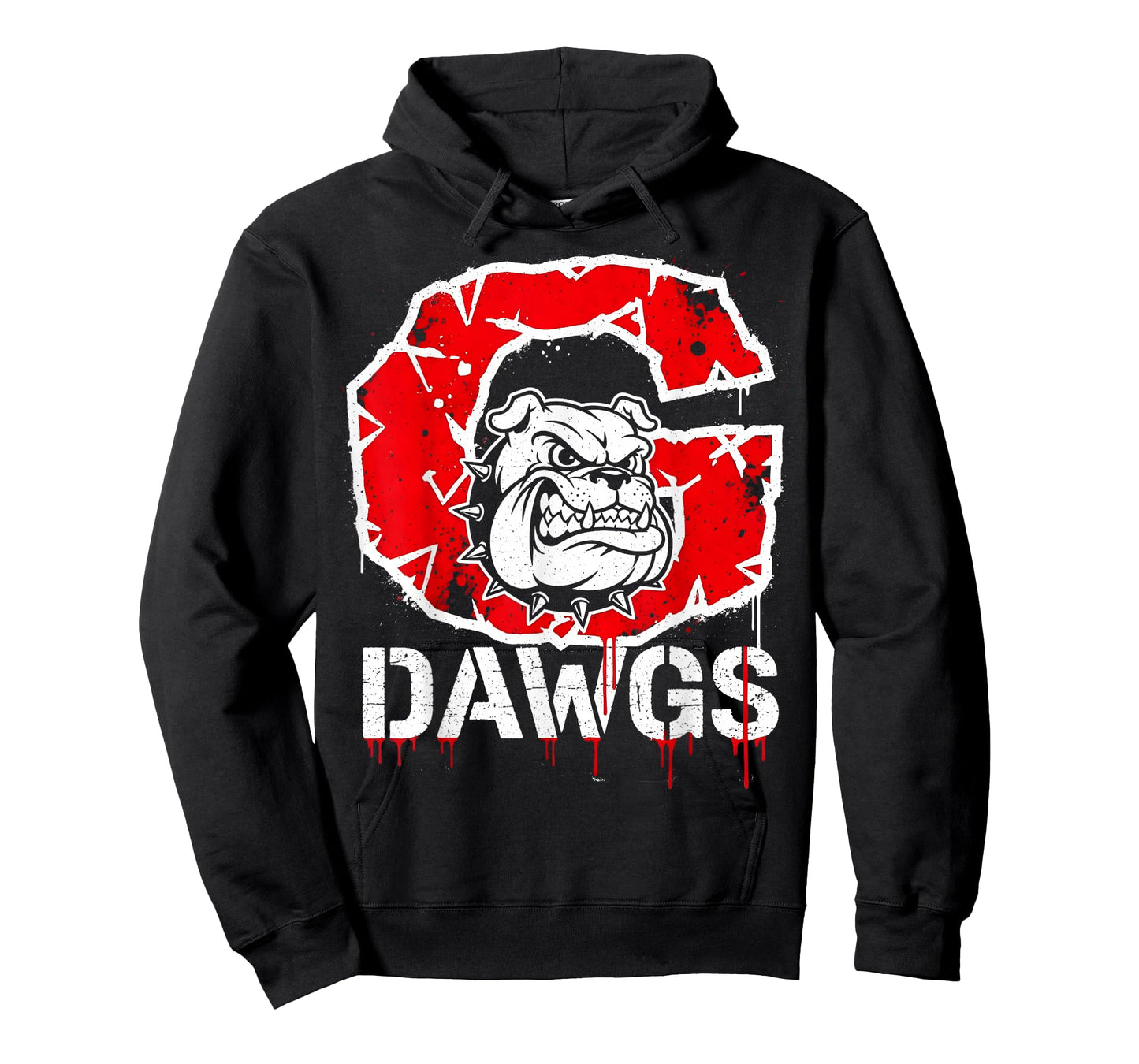 Bulldog Go Dawgs Men Women Kids Boys Youth Girls n T-Shirt