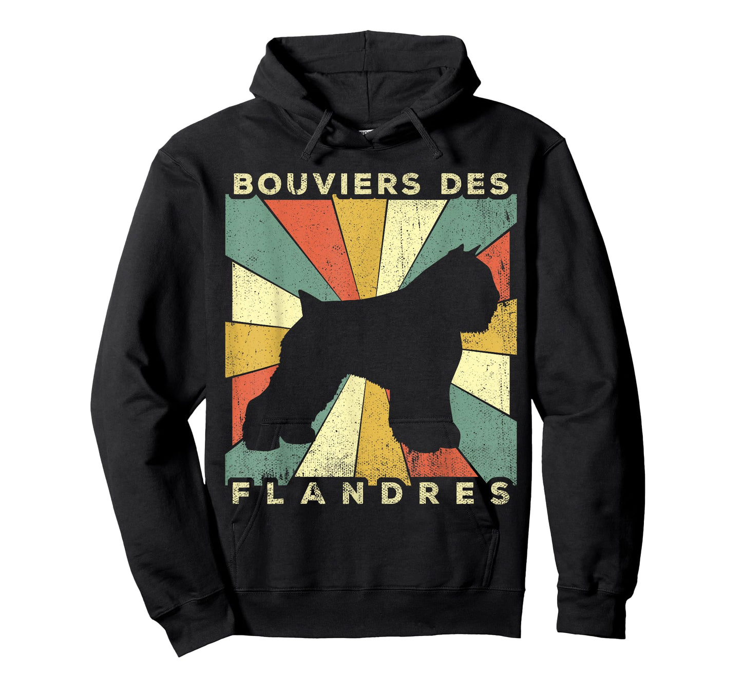 Bouviers des Flandres Dog Retro 70s Vintage Gift T-Shirt for Men Women Girls Kids