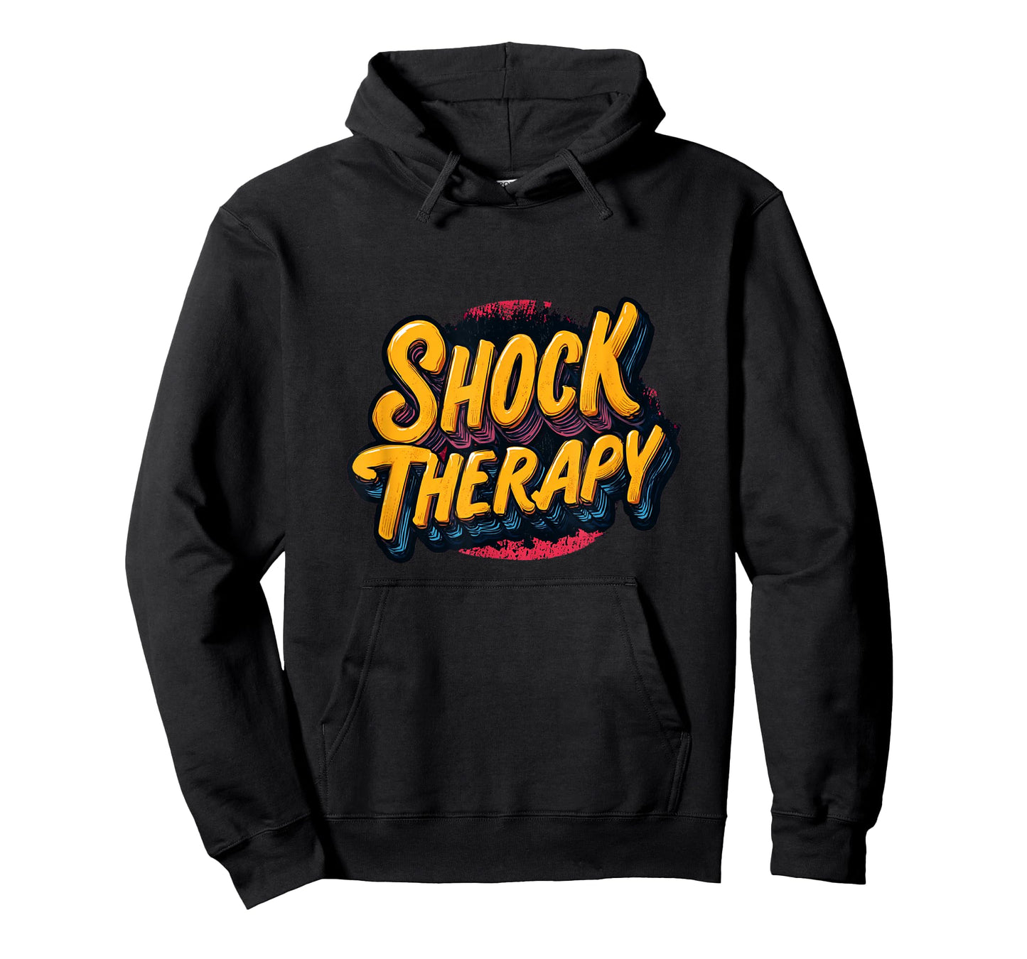 Vibrant and Cool Shock Therapy Emblem T-Shirt