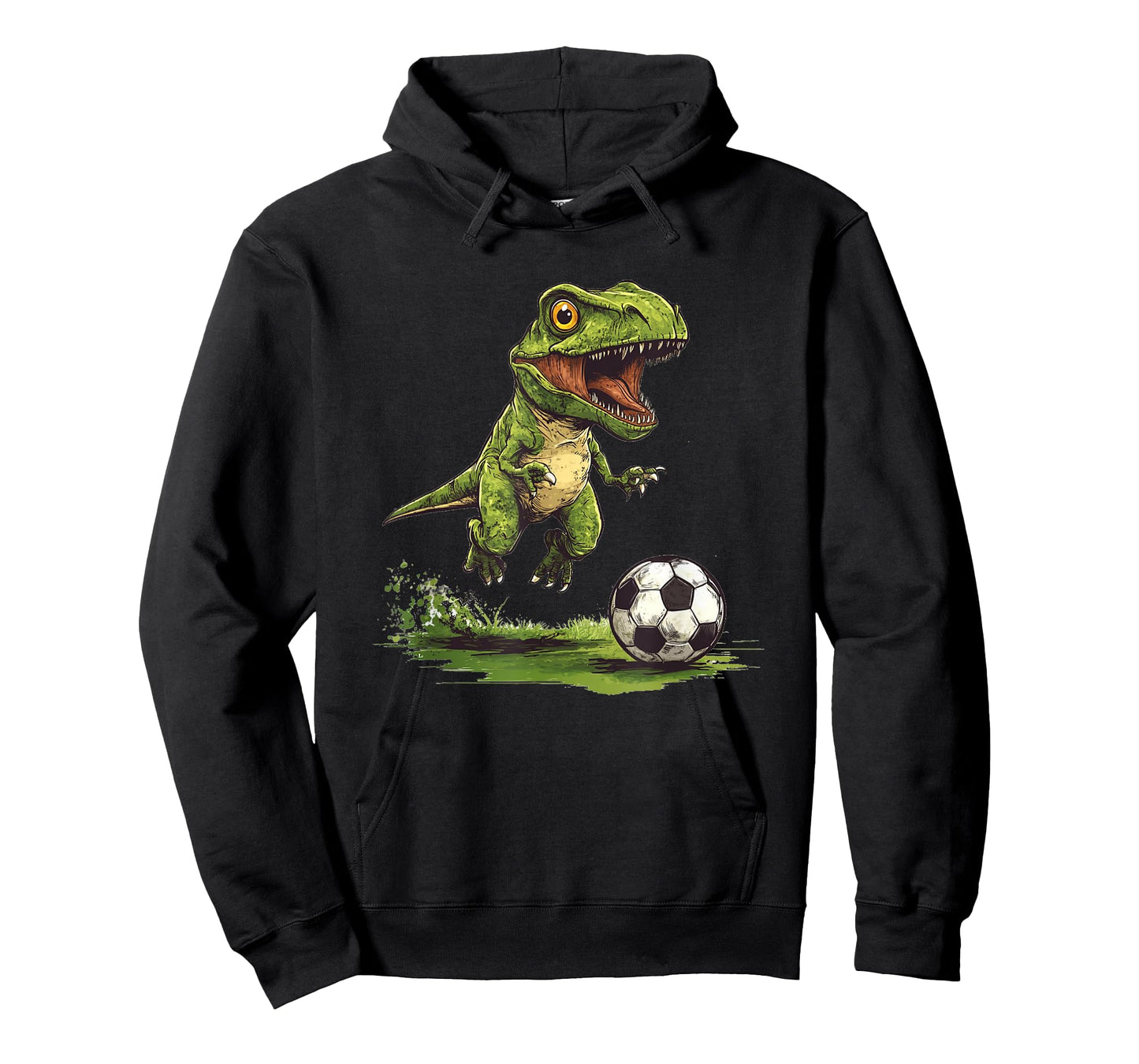 Funny Soccer with Jurassic Dinosaur Outfit T-Shirt