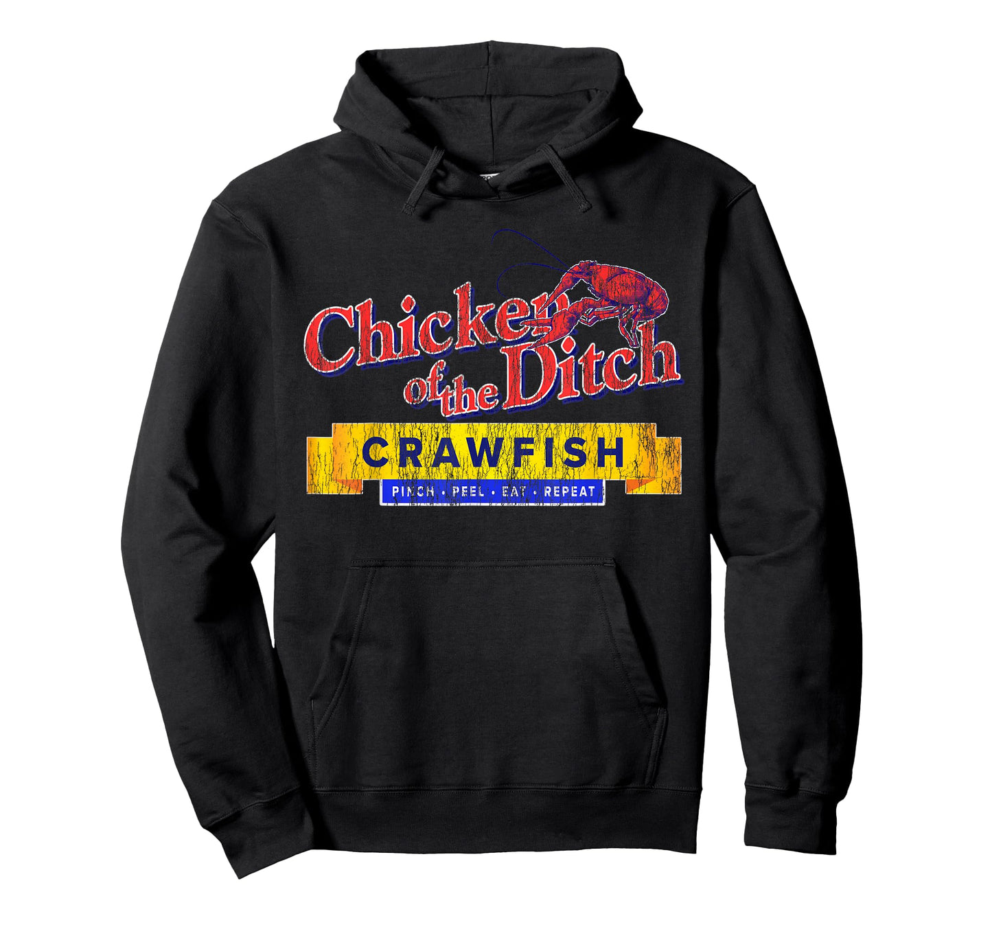 Chicken of The Ditch Crawfish T Shirt Crawfish Boil Shirt T-Shirt
