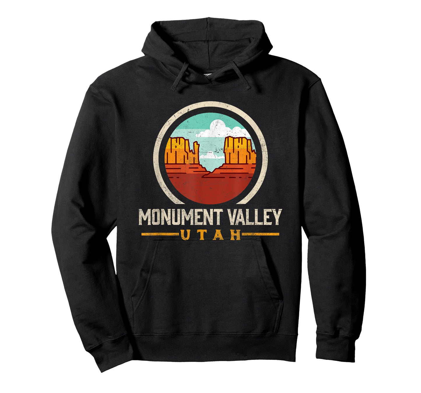 Monument Valley Graphic Tee - Classic Vintage Seal Design T-Shirt