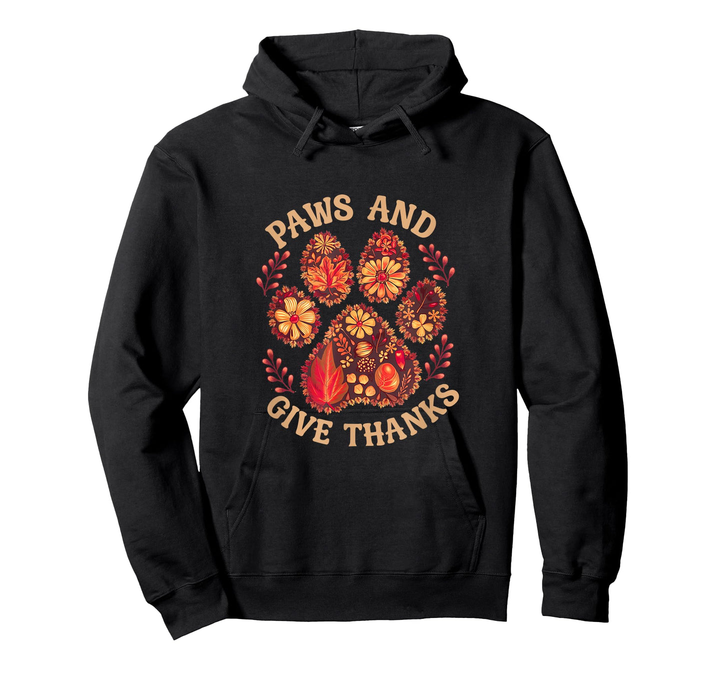 Paws And Give Thanks Dog Mom Thanksgiving Womens T-Shirt