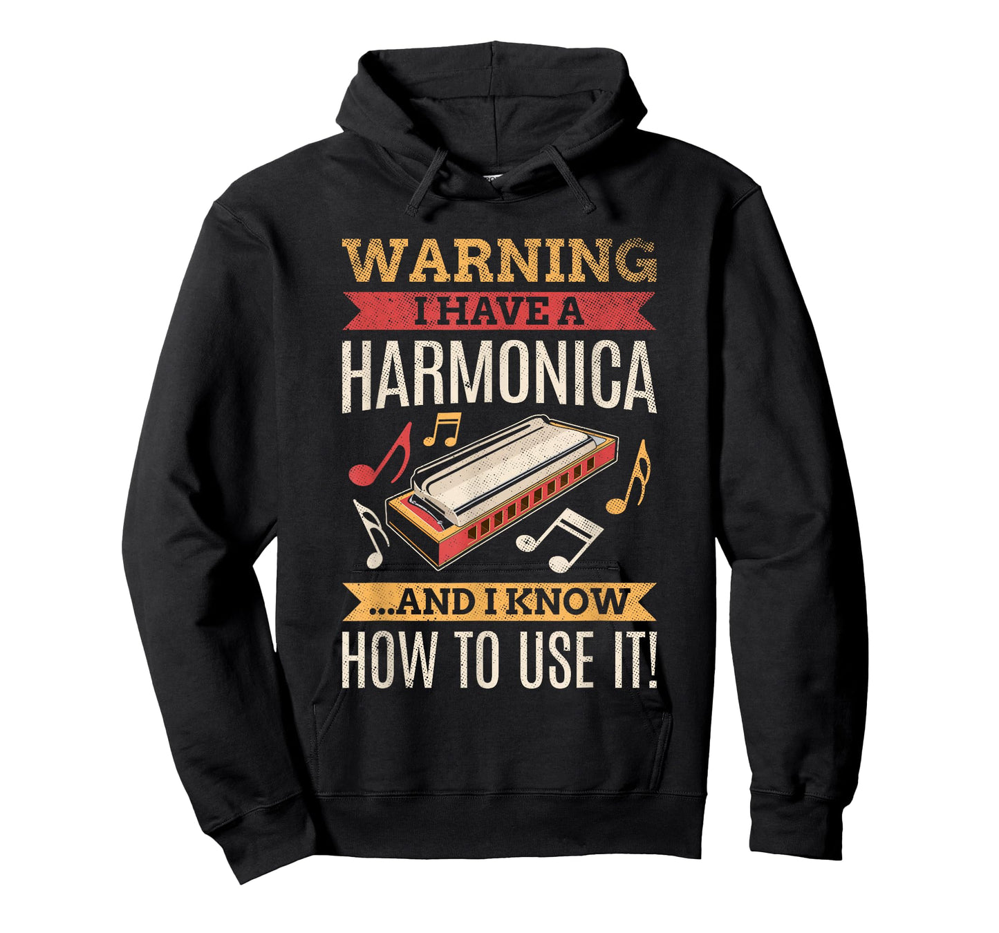 Harmonica Vintage Retro Harmonica Player Gift T-Shirt