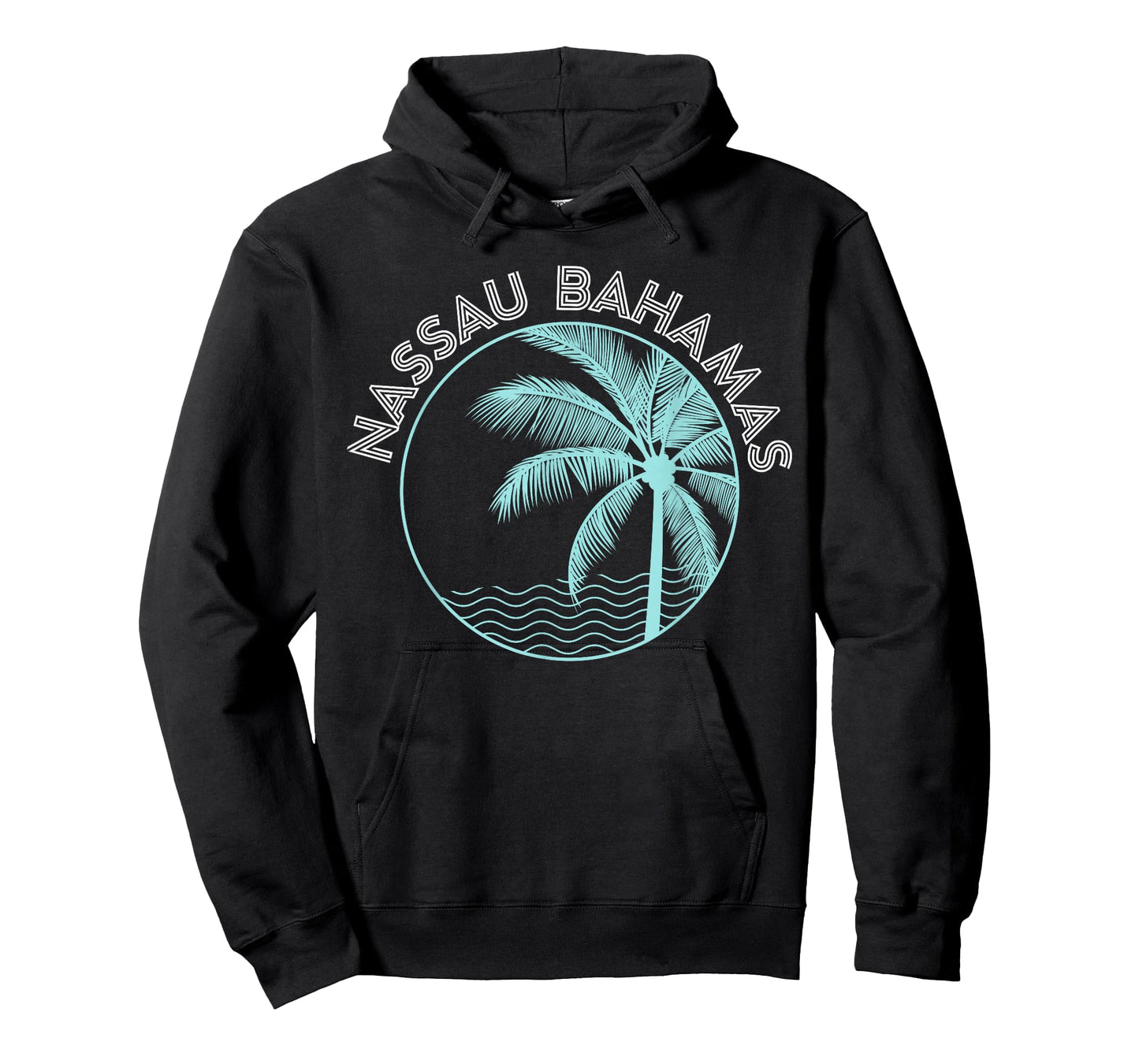 Nassau Bahamas Vintage Printed Sunset T-shirt T-Shirt