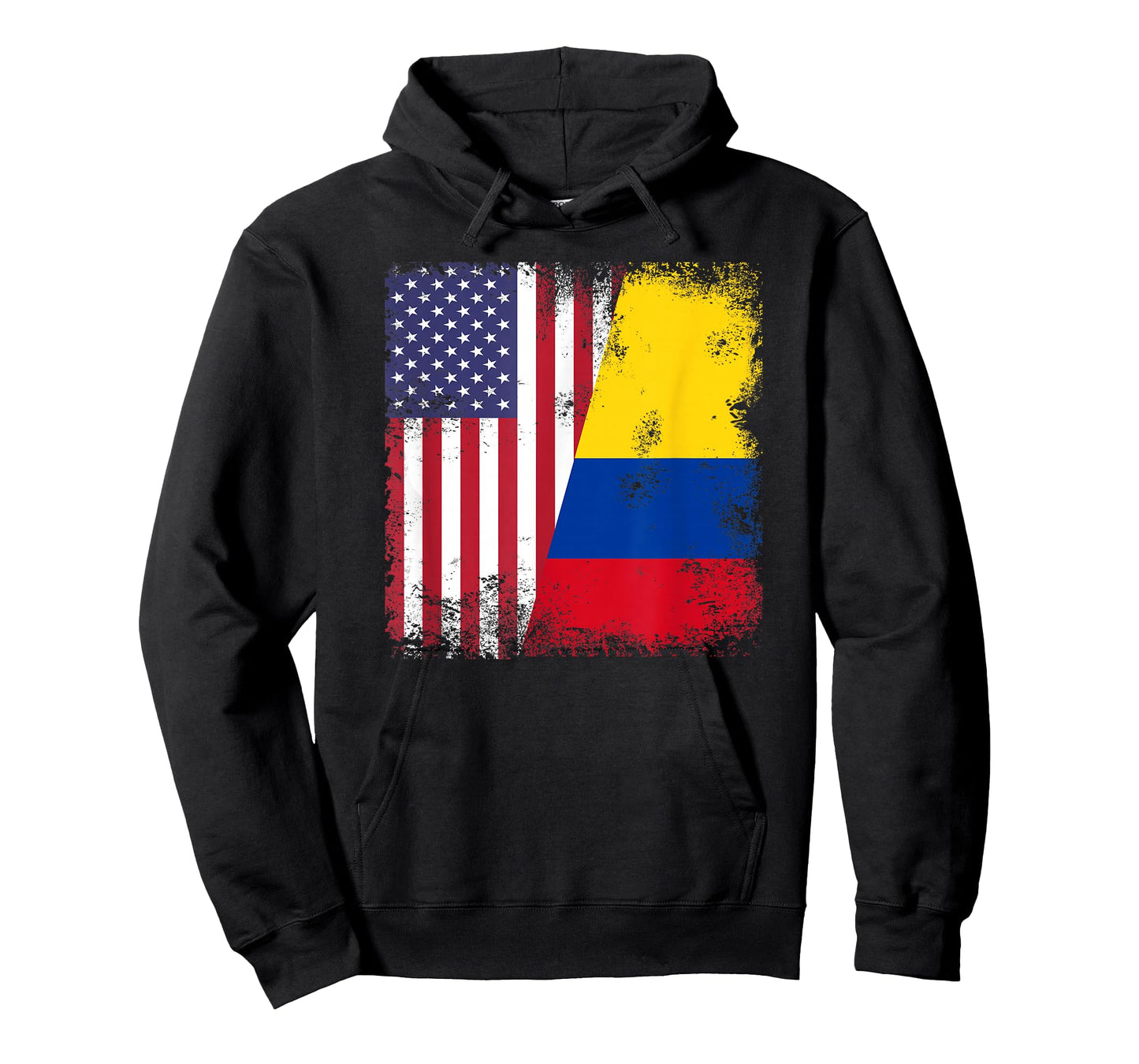 Half Colombian Flag | Vintage Colomobia USA Gift T-Shirt
