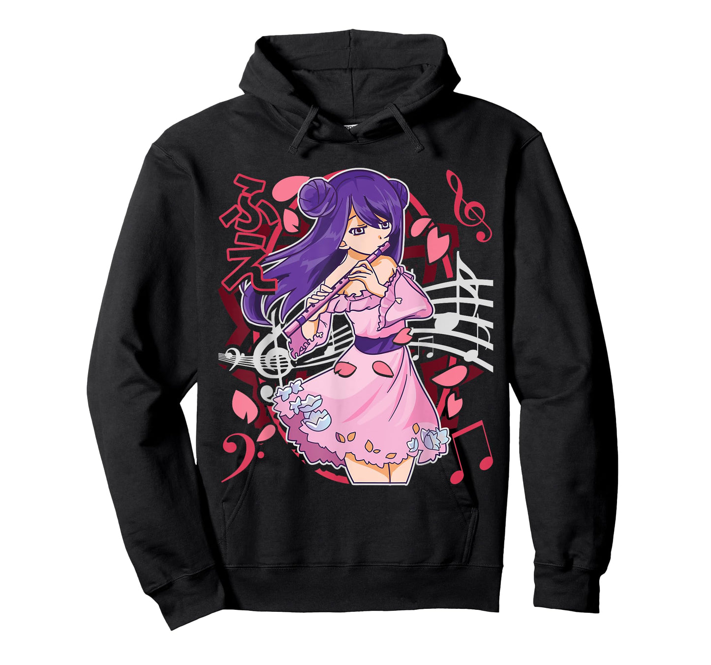 The Flutist | Anime Flute Musician Marching Band Manga Otaku T-Shirt