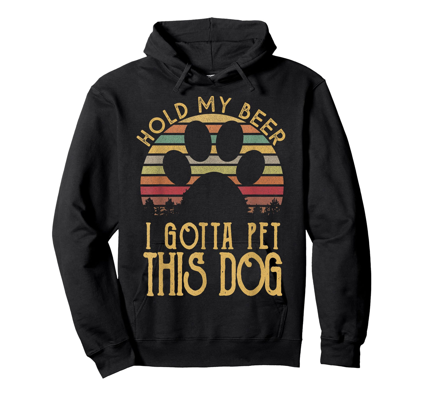 Hold My Beer I Gotta Pet This Dog Funny Drink T-shirt Gift T-Shirt