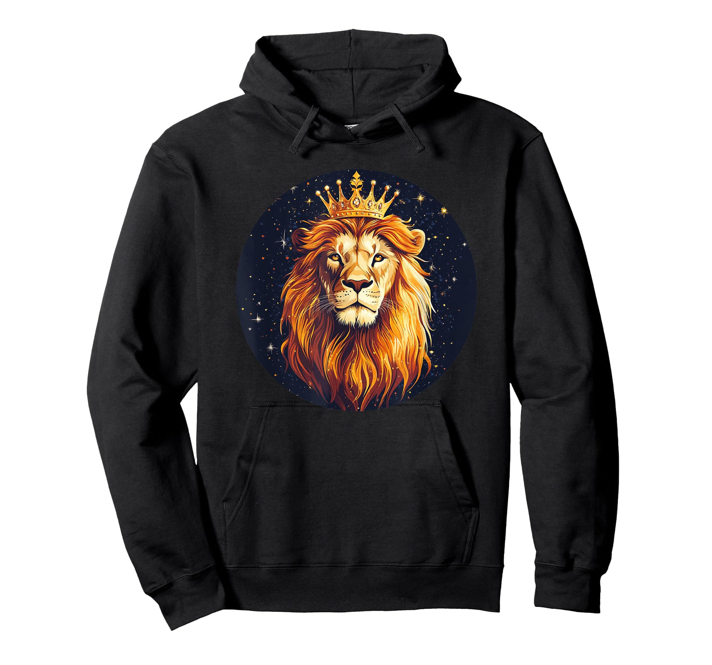 Cool Lion Face in a Crown for a Bold Look T-Shirt