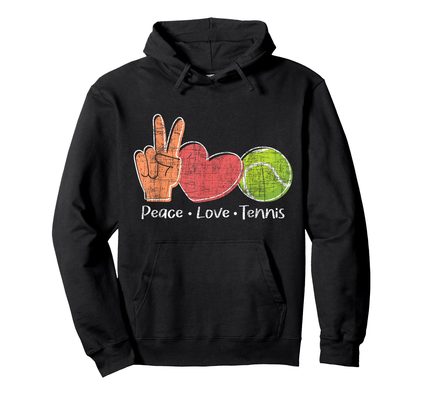 Peace Love Tennis - Tournament Player T-Shirt