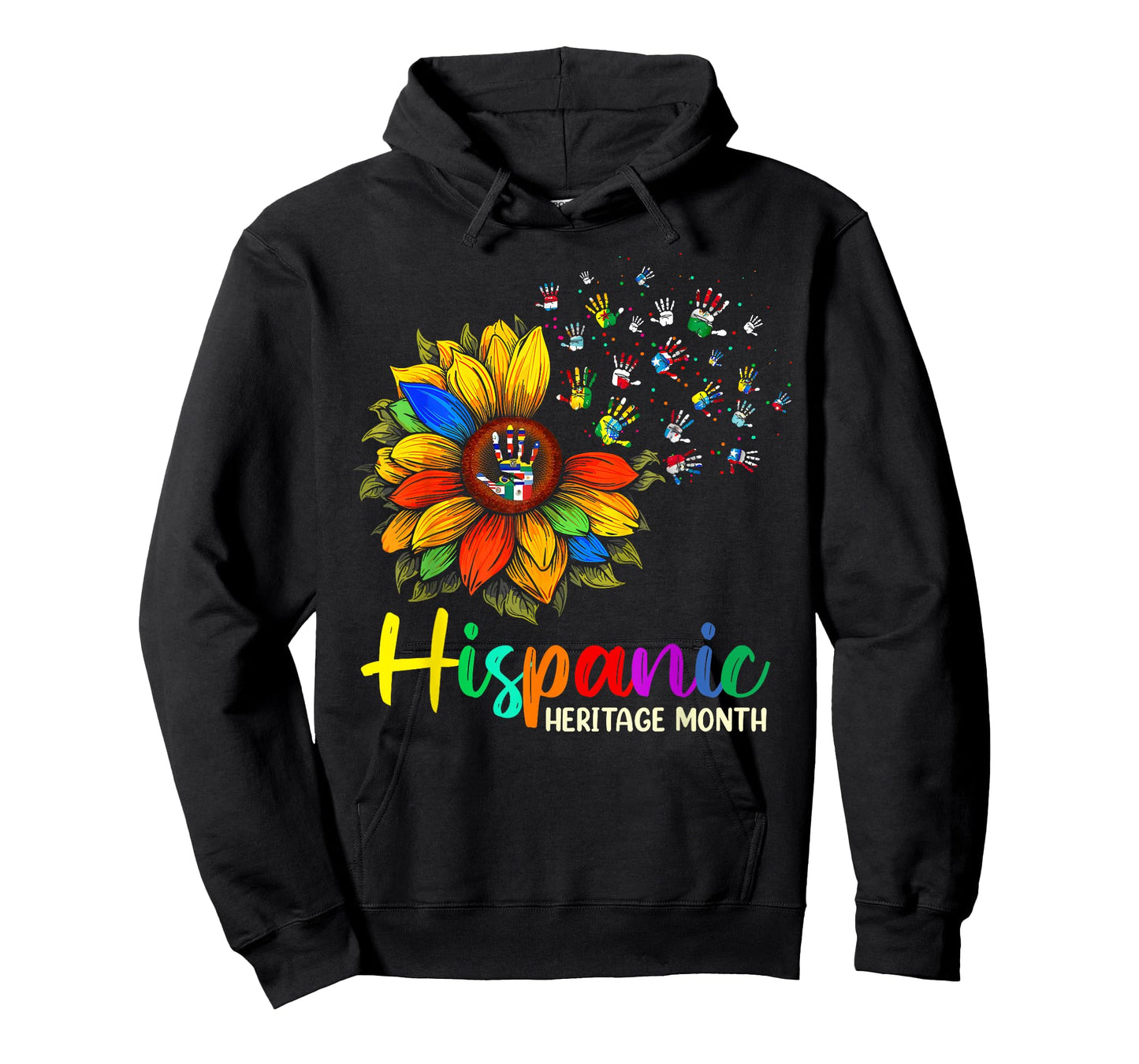National Hispanic Heritage Month Sunflower All Countries T-Shirt