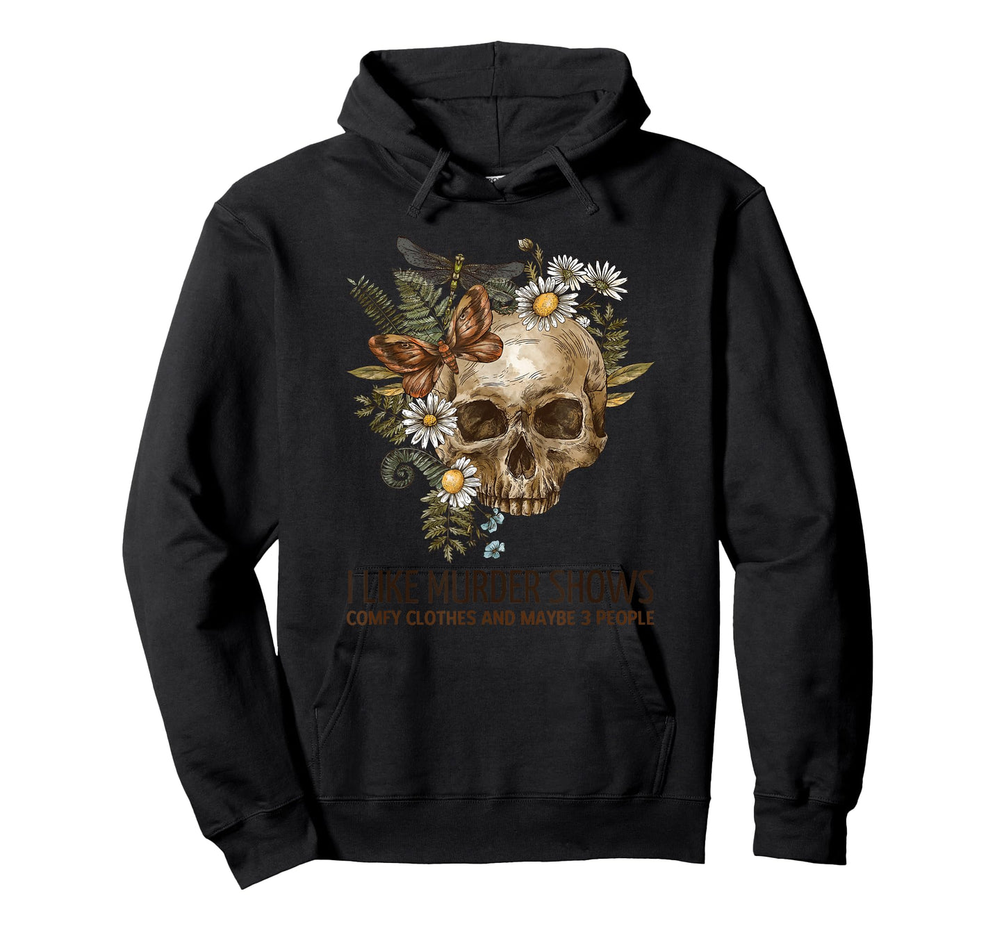 I Like Murder Shows Funny Halloween And Horror Design T-Shirt