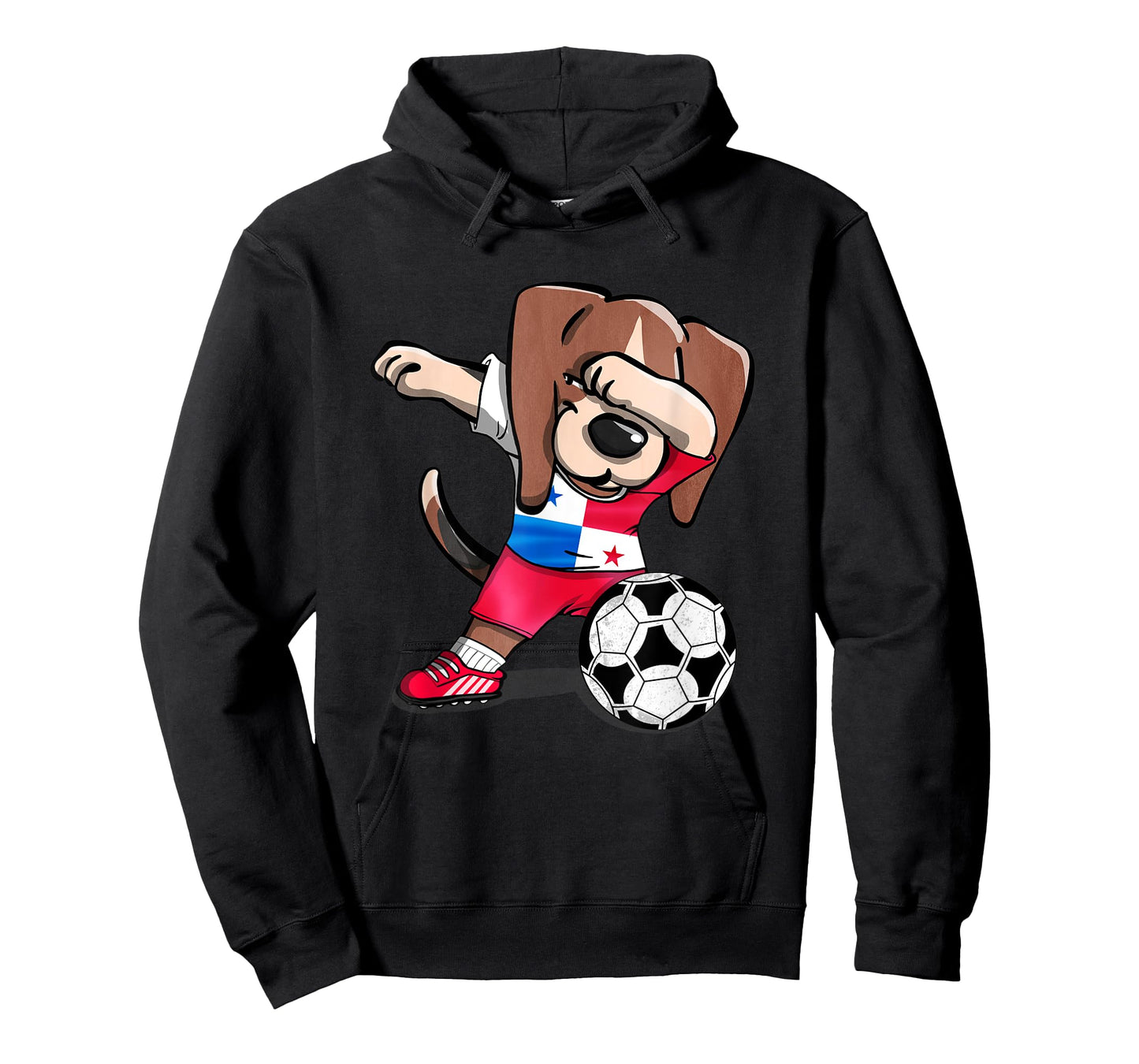Dabbing Beagle Panama Soccer Fans Jersey Panamanian Football T-Shirt