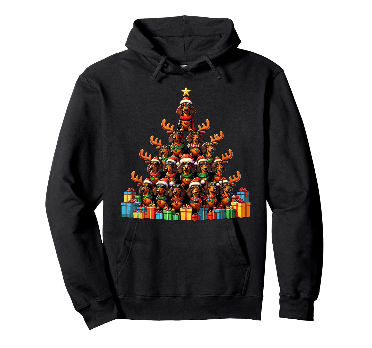 Christmas Tree Dachshund Dog Dachshunds Doxie T-Shirt