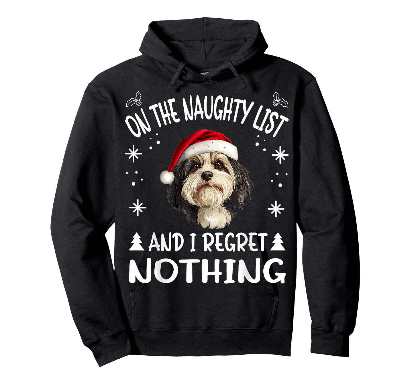 Cute Havanese dog Dog Christmas On The Naughty List and I T-Shirt