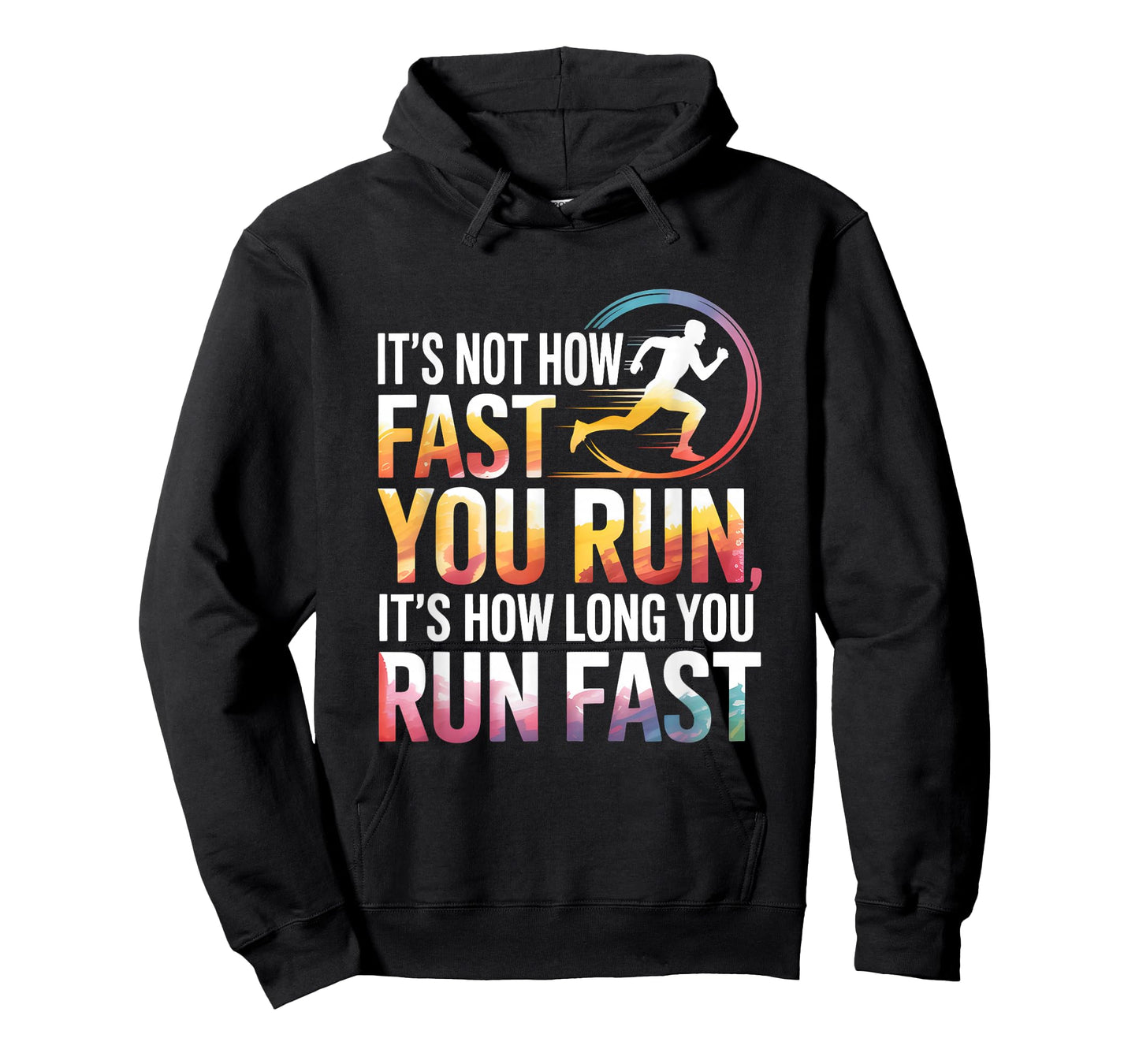 It’s Not How Fast You Run Marathon Running Motivation XC T-Shirt