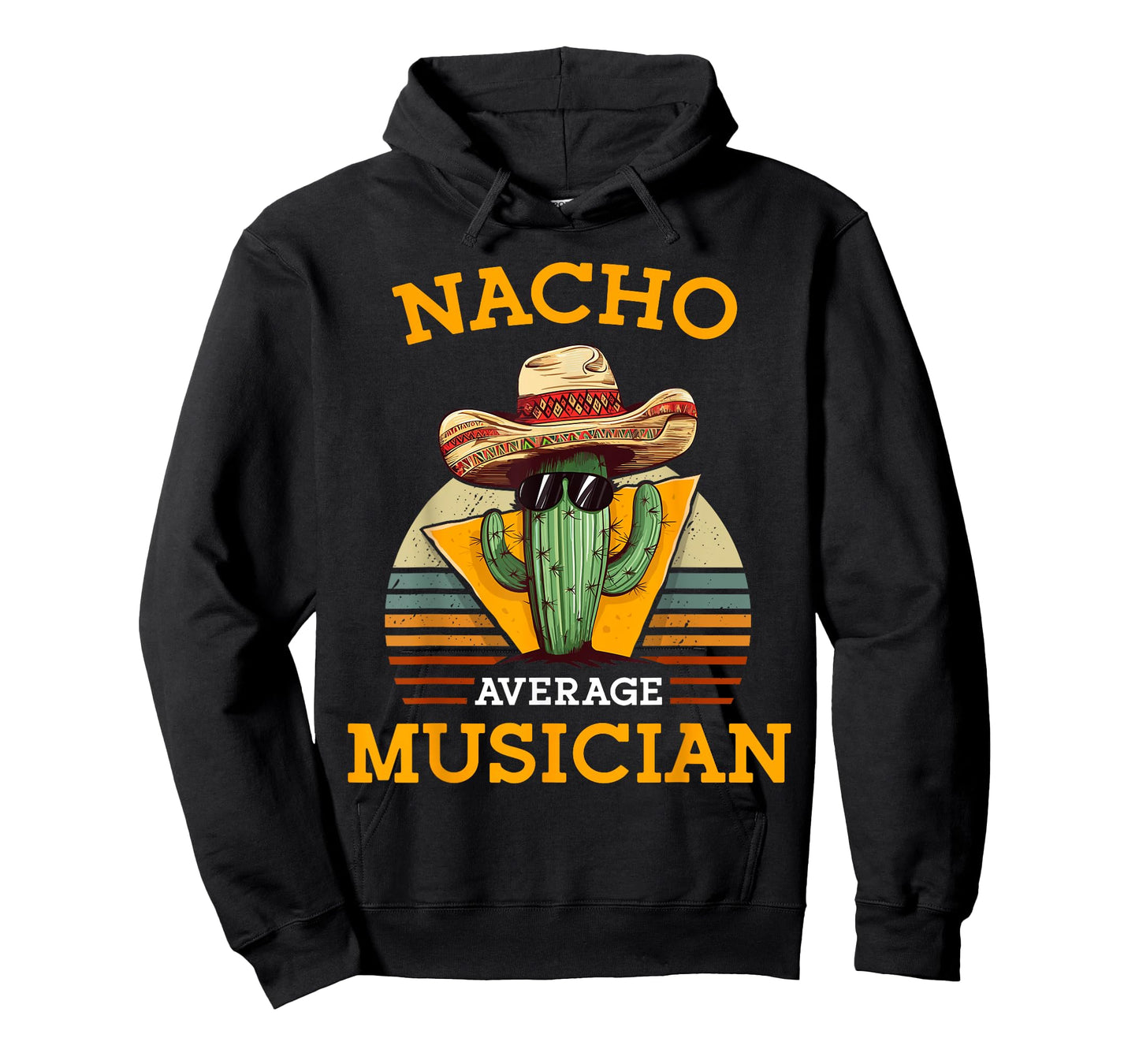 Nacho Average Musician Funny Music Instructor Joke Vintage T-Shirt