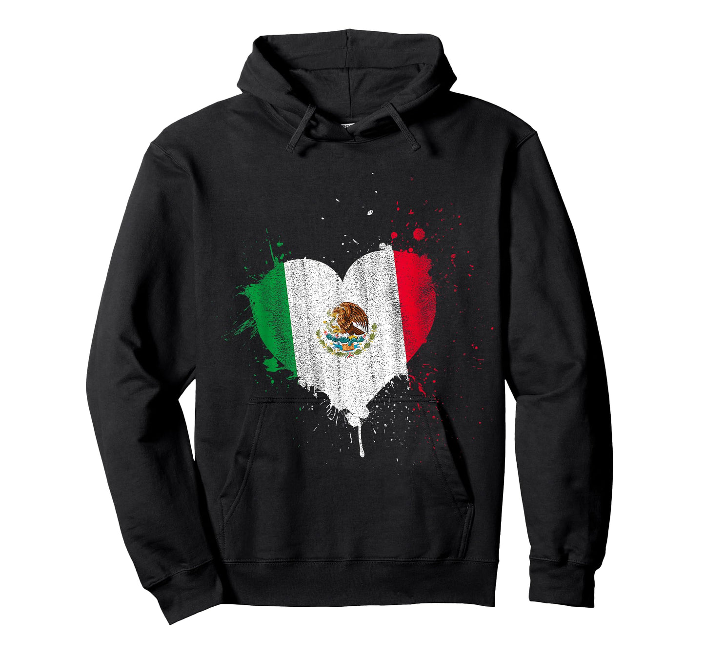 Mexican Flag Heart Valentines Day Gift Viva Mexico T-Shirt