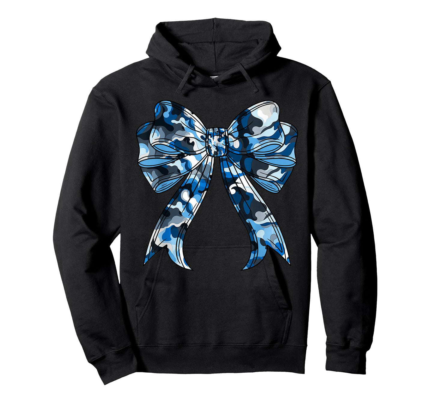 Blue Camouflage Camo Coquette Bow Hunting For Women Kids T-Shirt