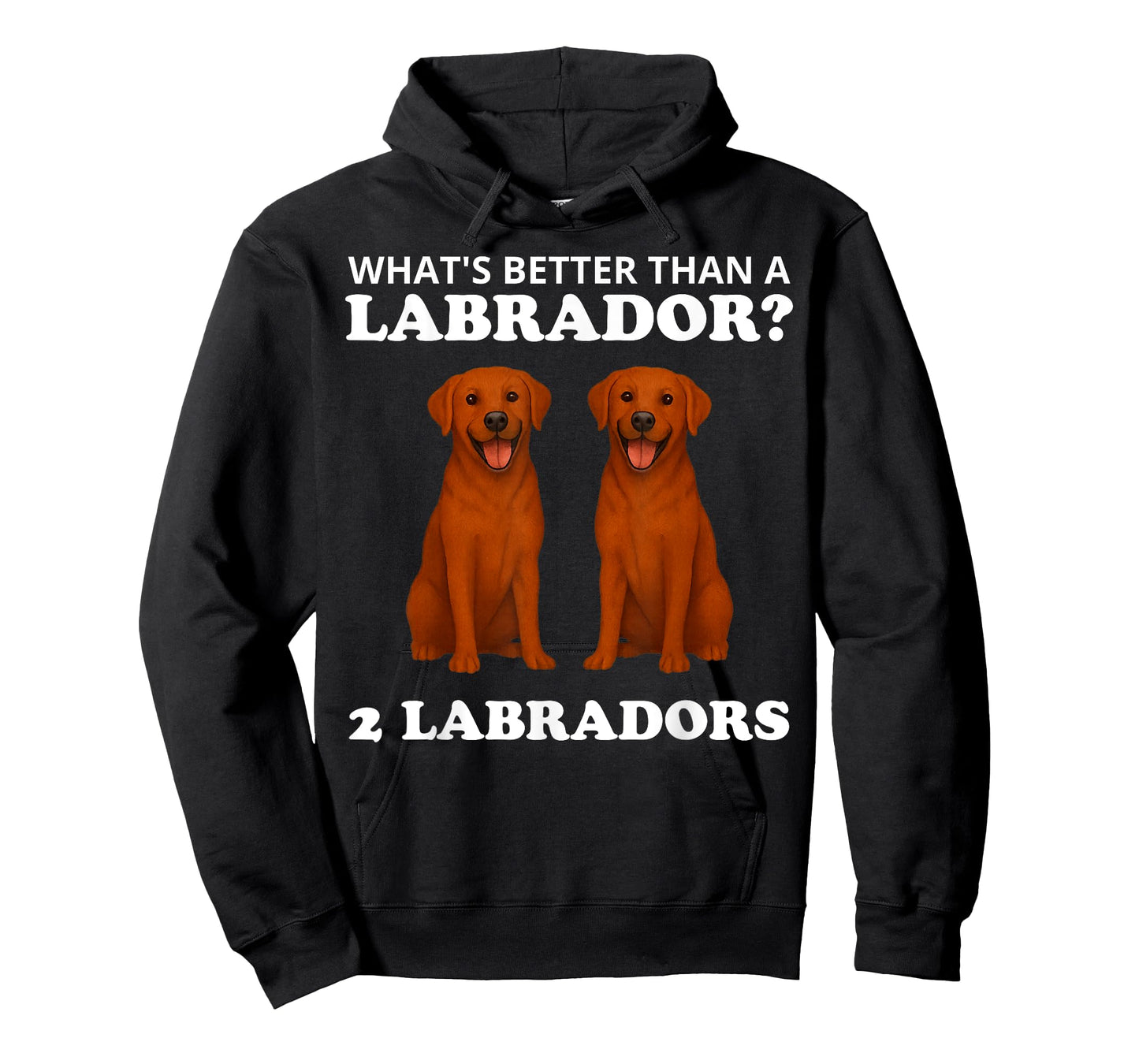 Two Fox Red Labradors Funny Dog Labrador T-Shirt