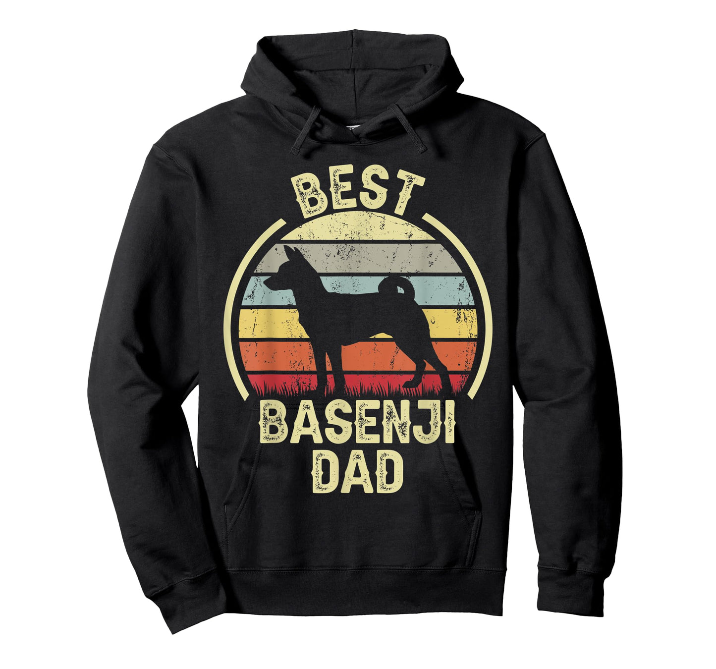 Best Dog Father Dad - Vintage Basenji T-Shirt